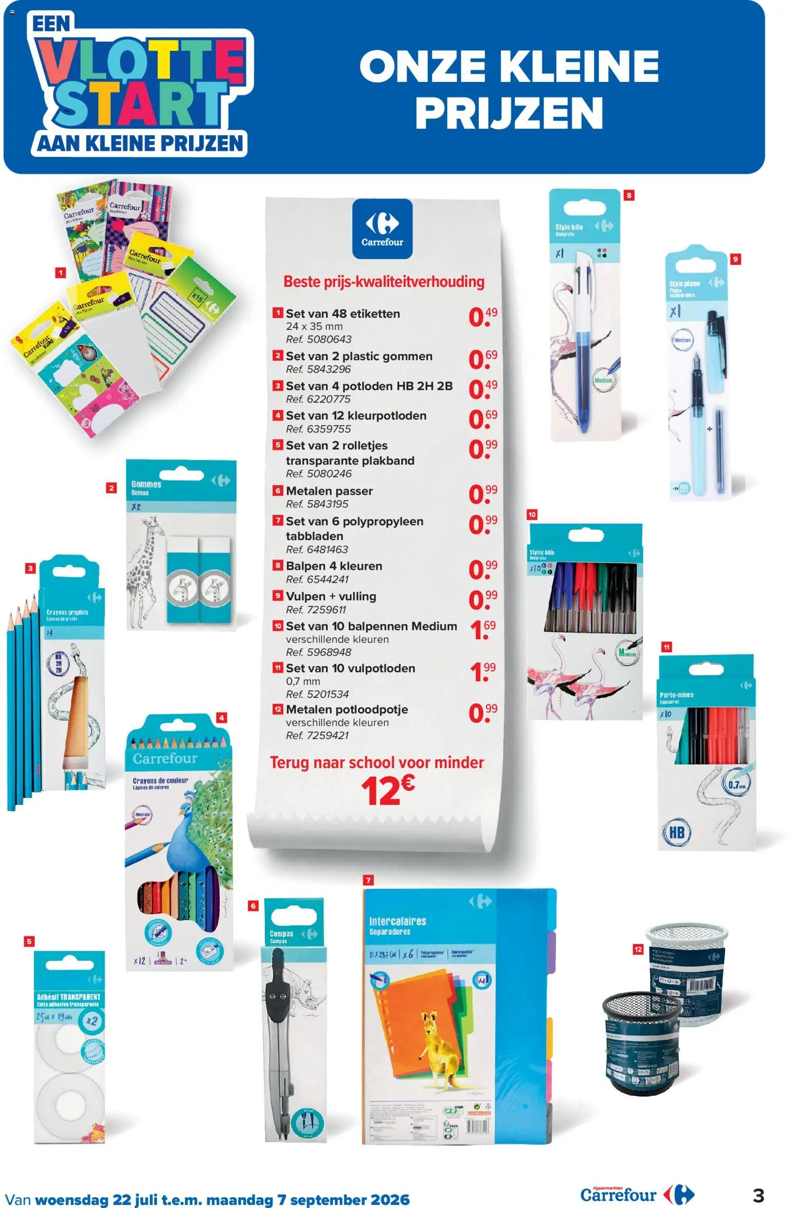 {H1} | Pagina: 3 | Producten: Tape, Pen, Balpennen, Pot