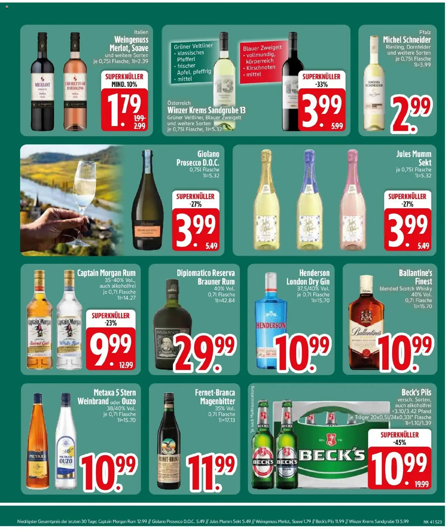Edeka Prospekt Roßbach (ab 05.10.2026) » Angebote Online | Seite: 25 | Produkte: Mumm sekt, Sekt, Captain morgan, Gin