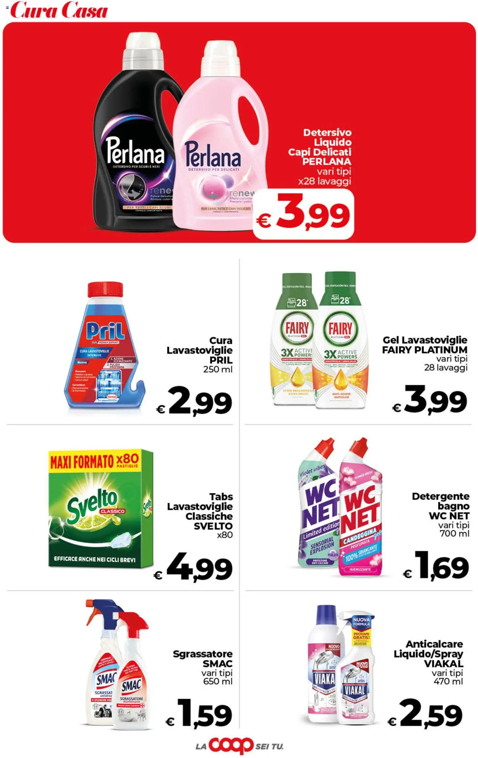 Volantino COOP del 13/10/2026 | Pagina: 39 | Prodotti: Candeggina, Anticalcare, WC, Bagno