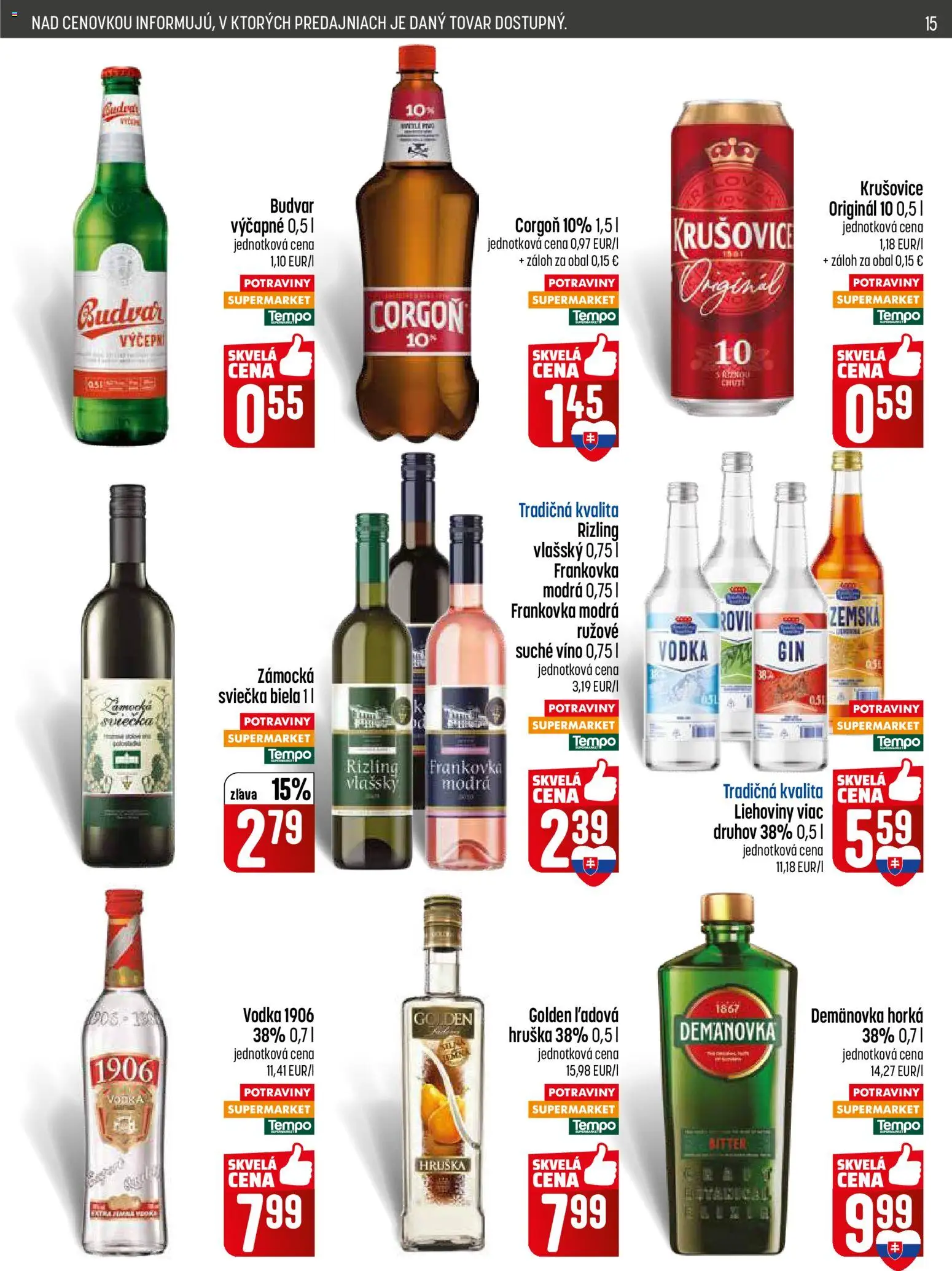 Nové COOP Jednota akcie – leták je platný od 04.06.2026 | Strana: 15