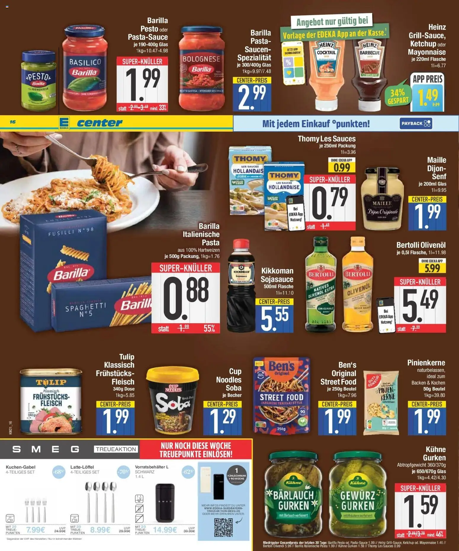 E center Prospekt Niederwinkling – gültig ab 17.05.2026 | Seite: 17 | Produkte: Olivenol, Bertolli olivenol, Mayonnaise, Gurken