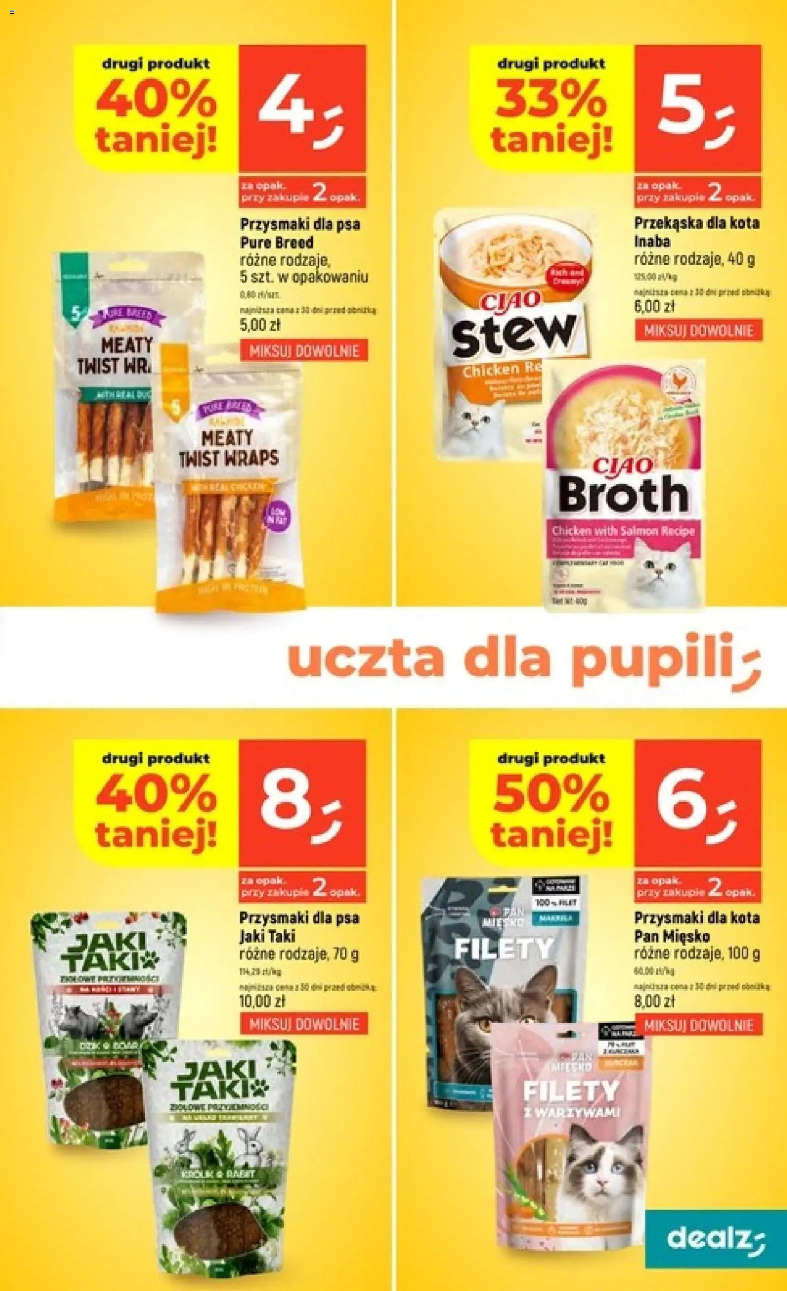 Dealz gazetka od 28.05.2026 | Strona: 45 | Produkty: Przysmaki dla kota, Przysmaki dla psa