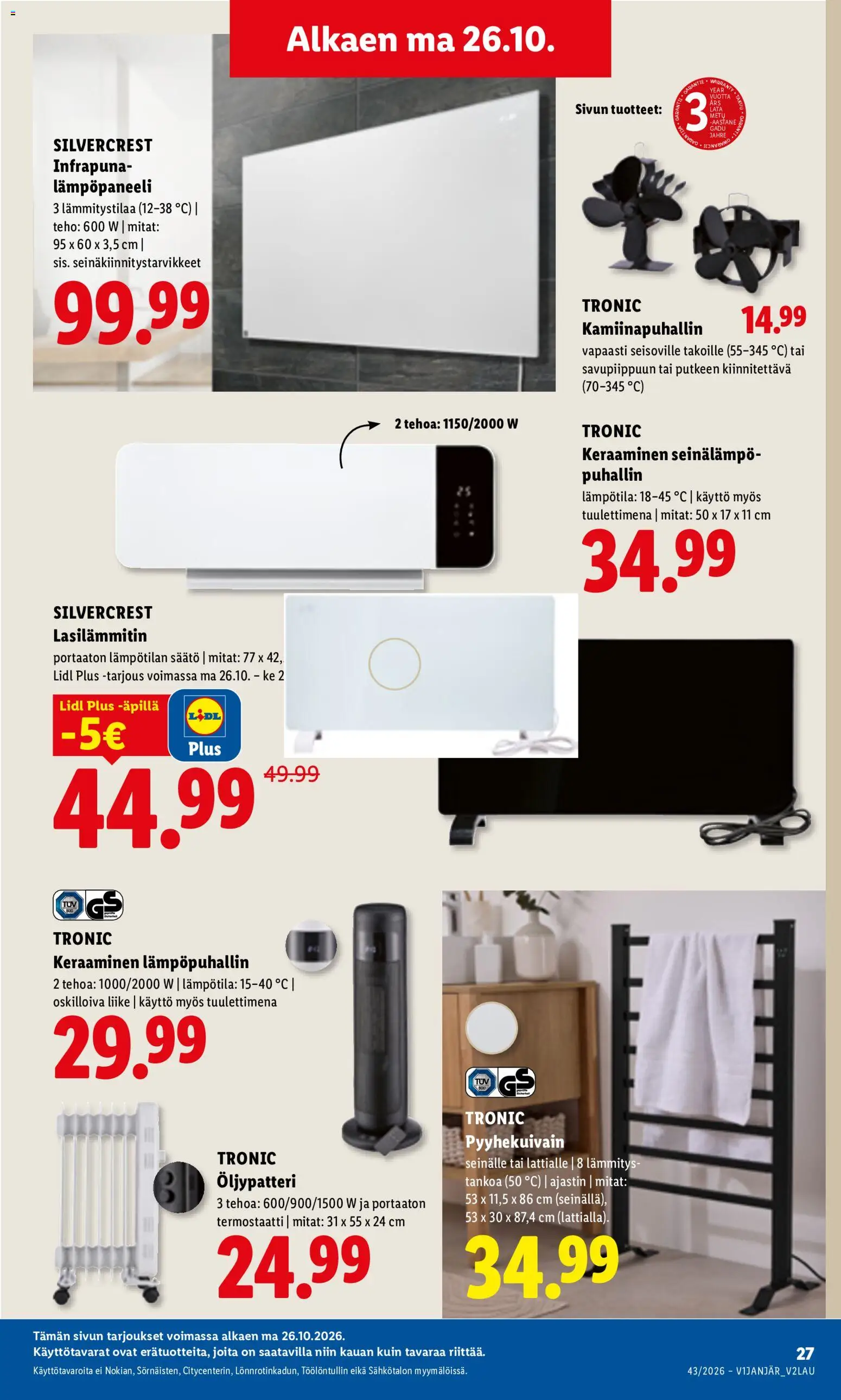 Lidl tarjoukset Helsinki – voimassa 26/10/2026 alkaen | Sivu: 19