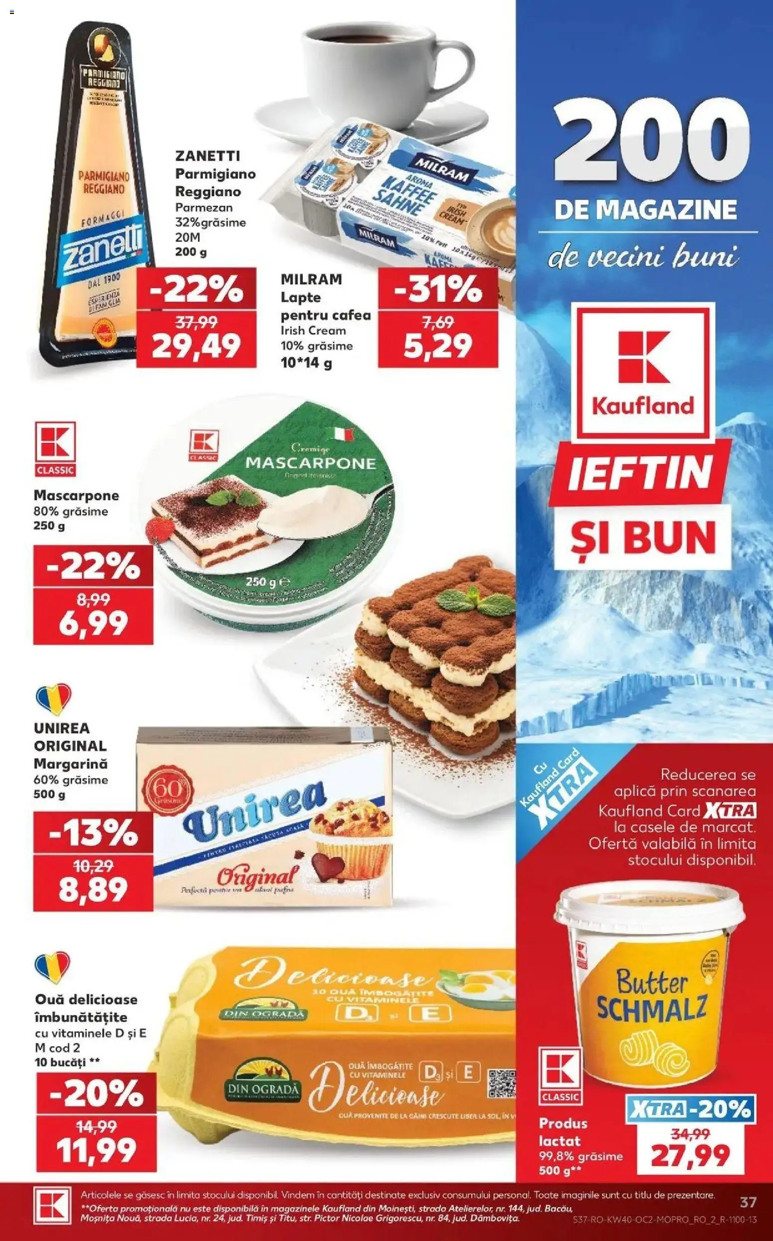 Kaufland Arad 30.09.2026 - Revista si Oferta | Pagină: 37 | Produse: Aplică, Lapte, Mascarpone, Parmezan