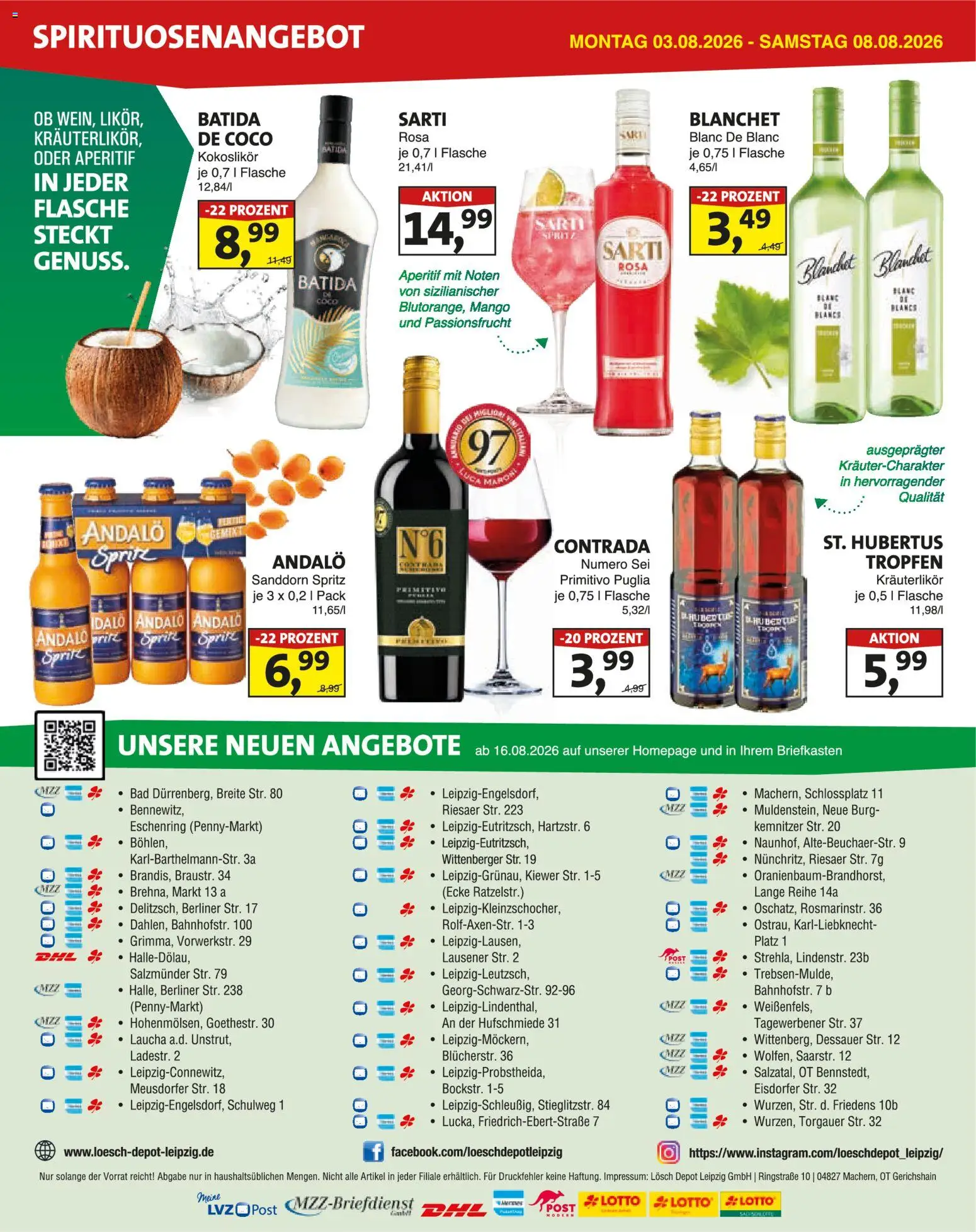 Lösch Depot Prospekt – gültig ab 03.08.2026 | Seite: 4 | Produkte: Berliner, Sprite, Bad, Mango