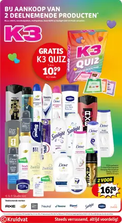 Kruidvat folder week 19 - Voorbeeld van een folder van Kruidvat, geldig van 05.05.2026 | Pagina: 3 | Producten: La, Gel, Shampoo, Deodorant