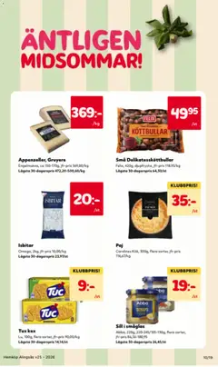 Tux kex, Lu, 100g, flera sorter, jfr-pris 90,00/kg Lägsta 30-dagarspris 14,14/st - Förhandsvisning av reklamblad från butik Hemköp aktuell från 15.06.2026 | Sida: 10 | Produkter: Köttbullar, Paj, Sill