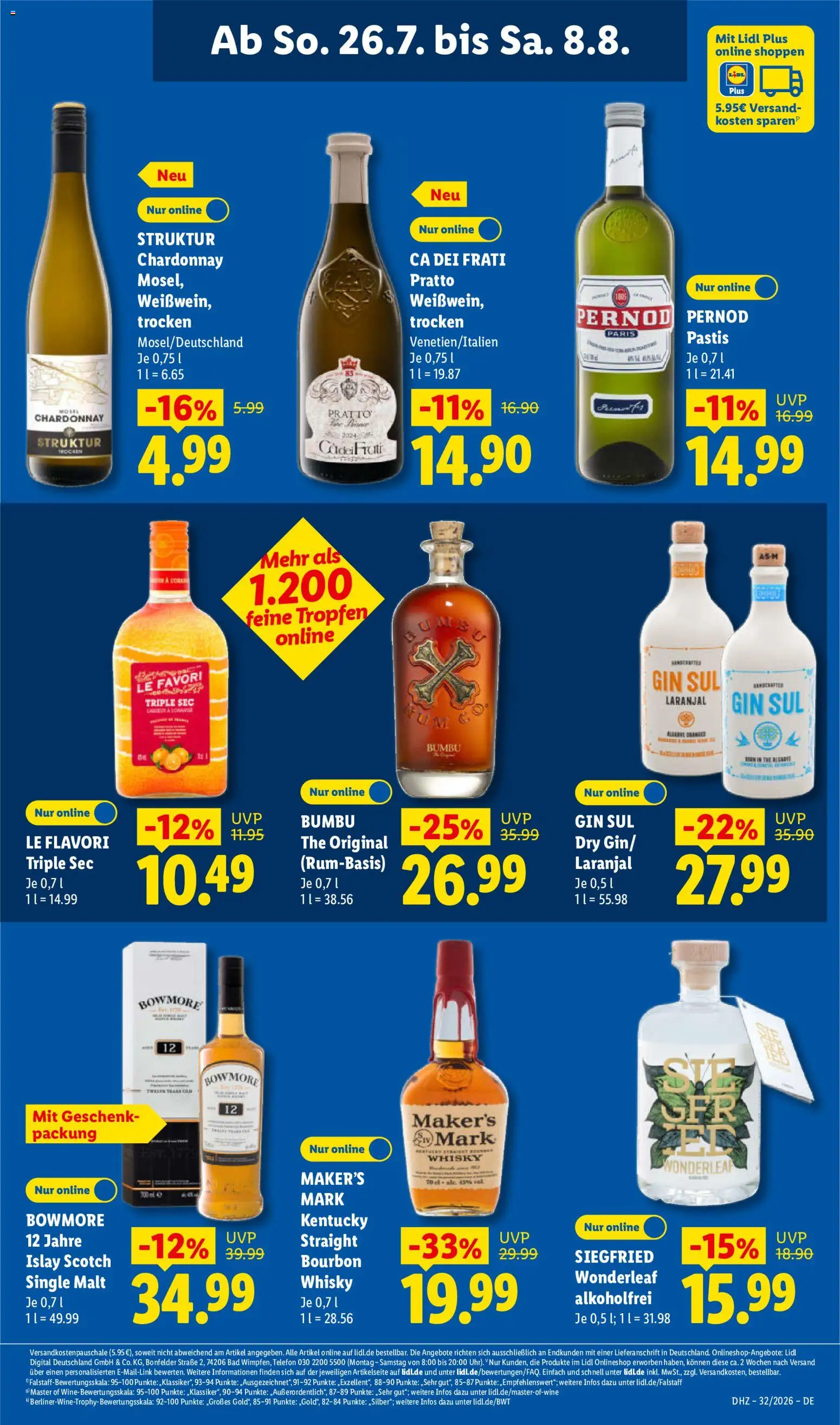 Lidl Německo leták od 03.08.2026 | Strana: 21 | Produkty: Whisky, Telefon, Triple sec, Sůl