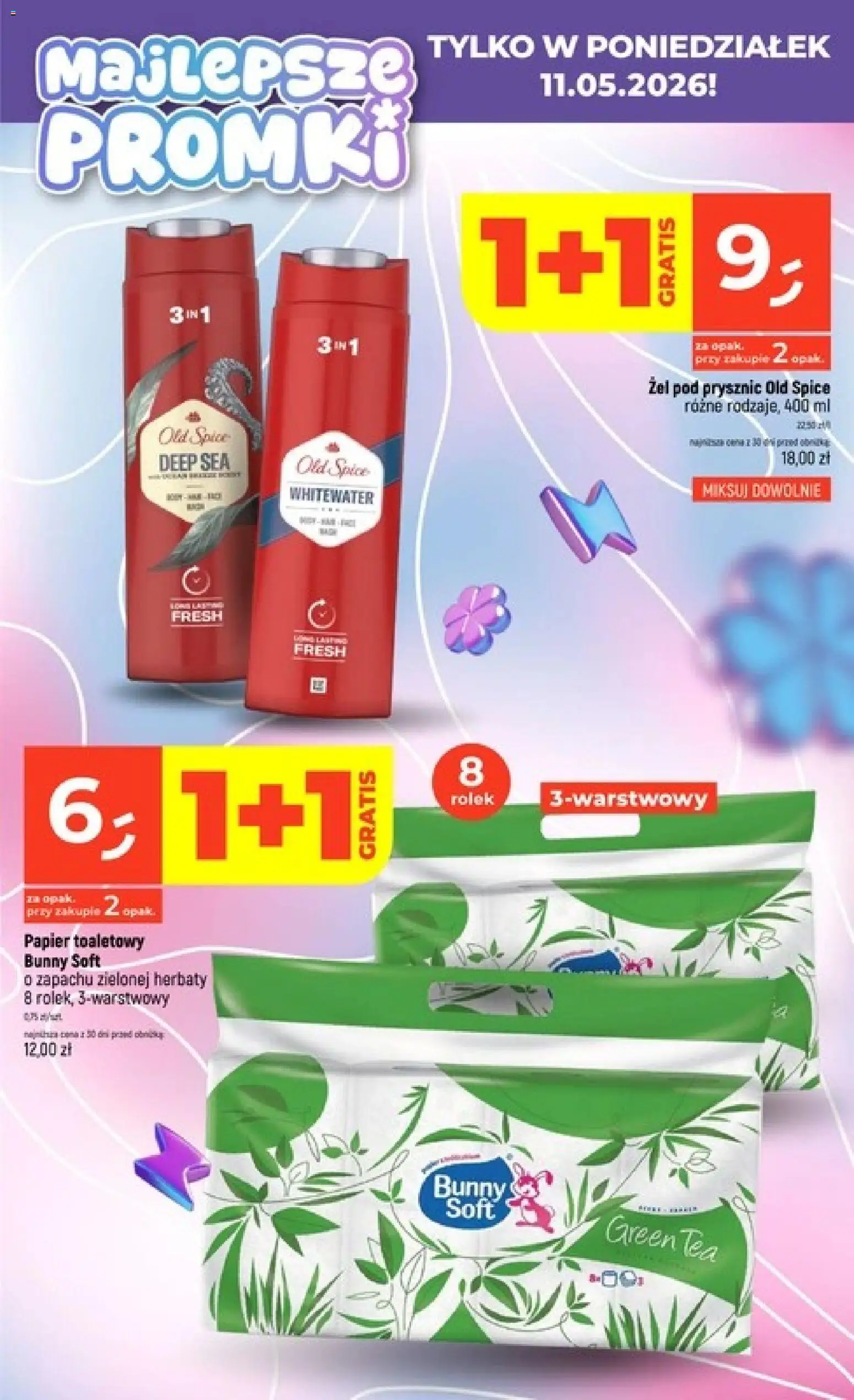 Dealz gazetka od 07.05.2026 | Strona: 5 | Produkty: Papier toaletowy, Prysznic, Żel pod prysznic, Old spice