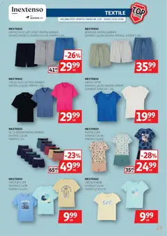 Ofertele Auchan valabile de la 06.05.2026 | Pagină: 27 | Produse: Tricou, Pantaloni, Pantaloni scurți, Boxeri