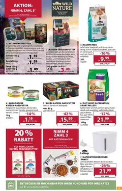 Dehner Prospekt ab 24.06.2026 gültig | Seite: 15 | Produkte: Sheba, Wasser, Getreide