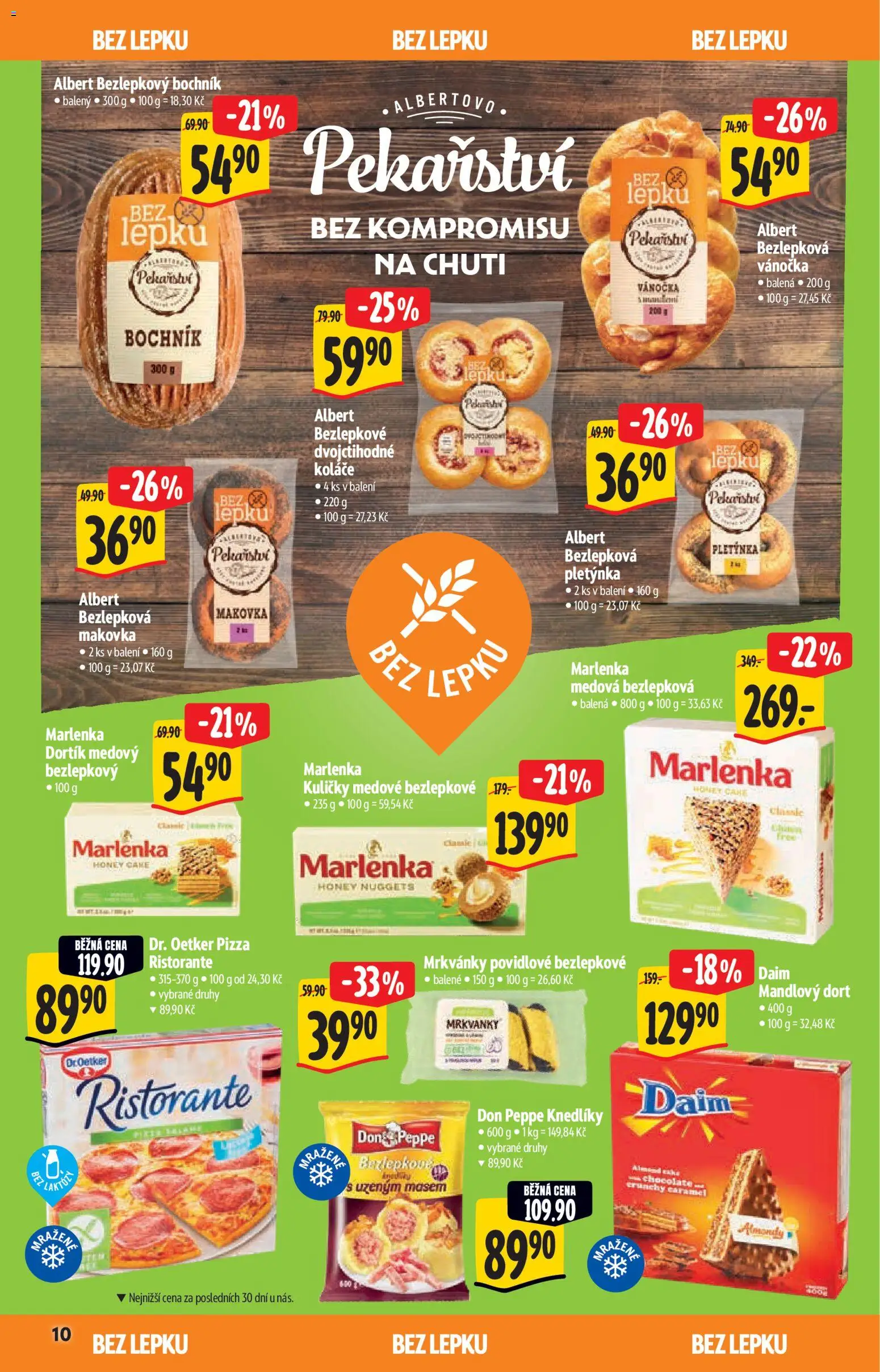 Albert katalog - Hypermarket - Bio od 02.09.2026 | Strana: 10 | Produkty: Pizza Ristorante, Vánočka, Kuličky, Dort