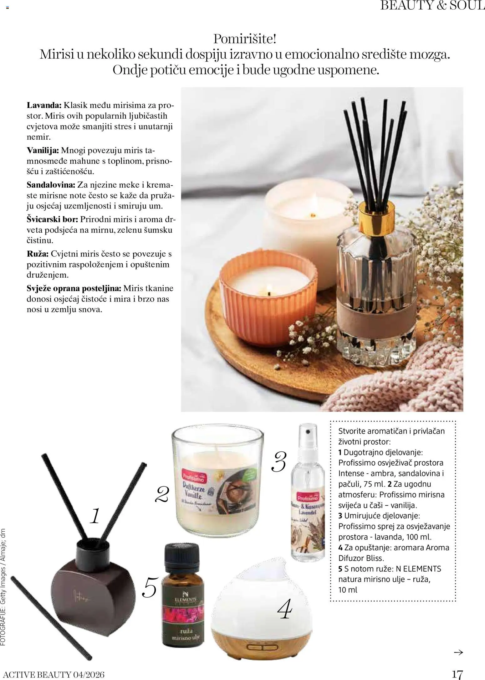 DM katalog | vrijedi od 01.10.2026 | Stranica: 17 | Proizvodi: Krema, Osvježivač prostora, Lavanda, Ruza