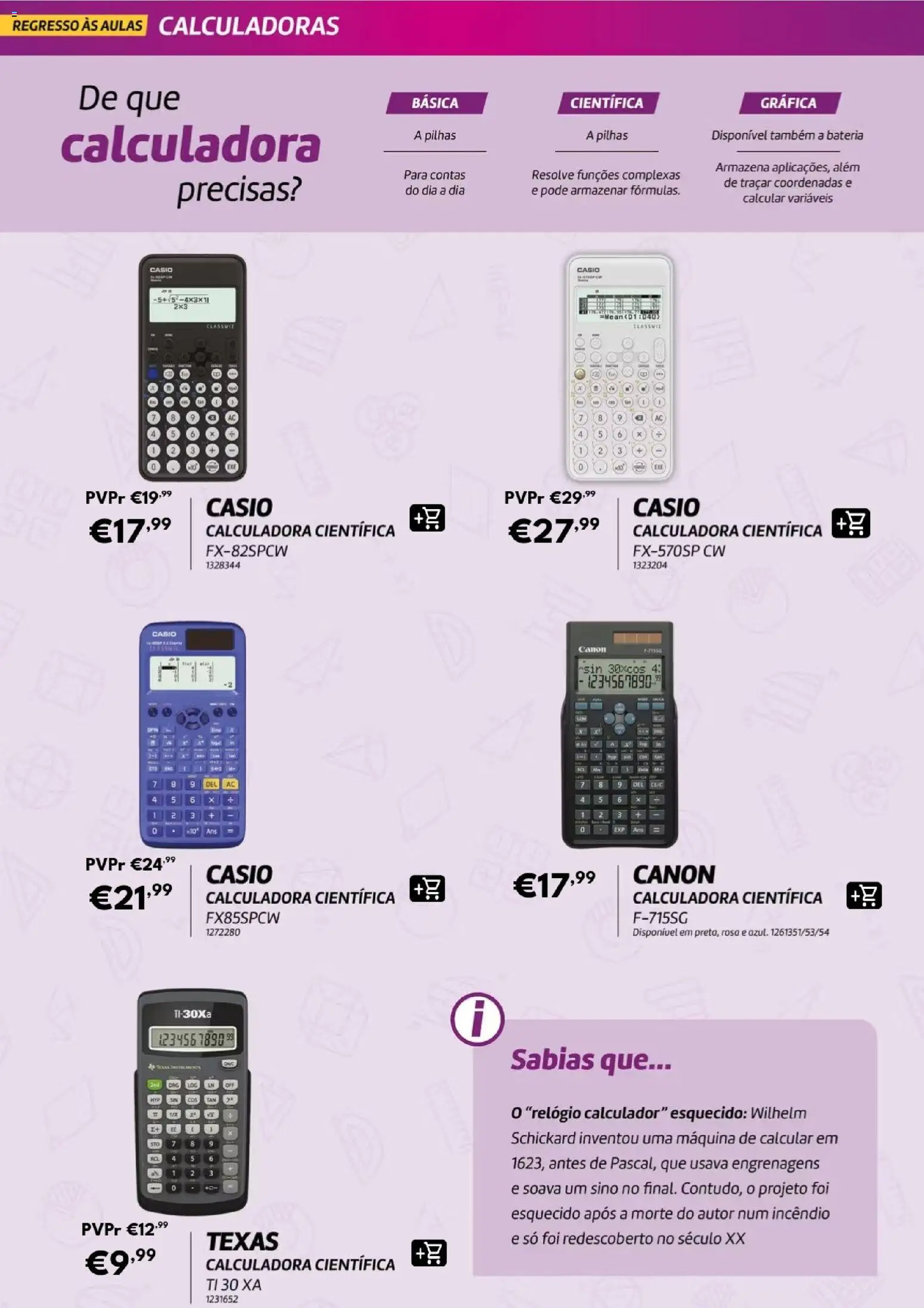 Radio Popular É para regressar resso asaul com tudo, mesmo tudo │ válido de 01/09/2026 | Página: 62 | Produtos: Relógio, Calculadora, Pilhas, Bateria