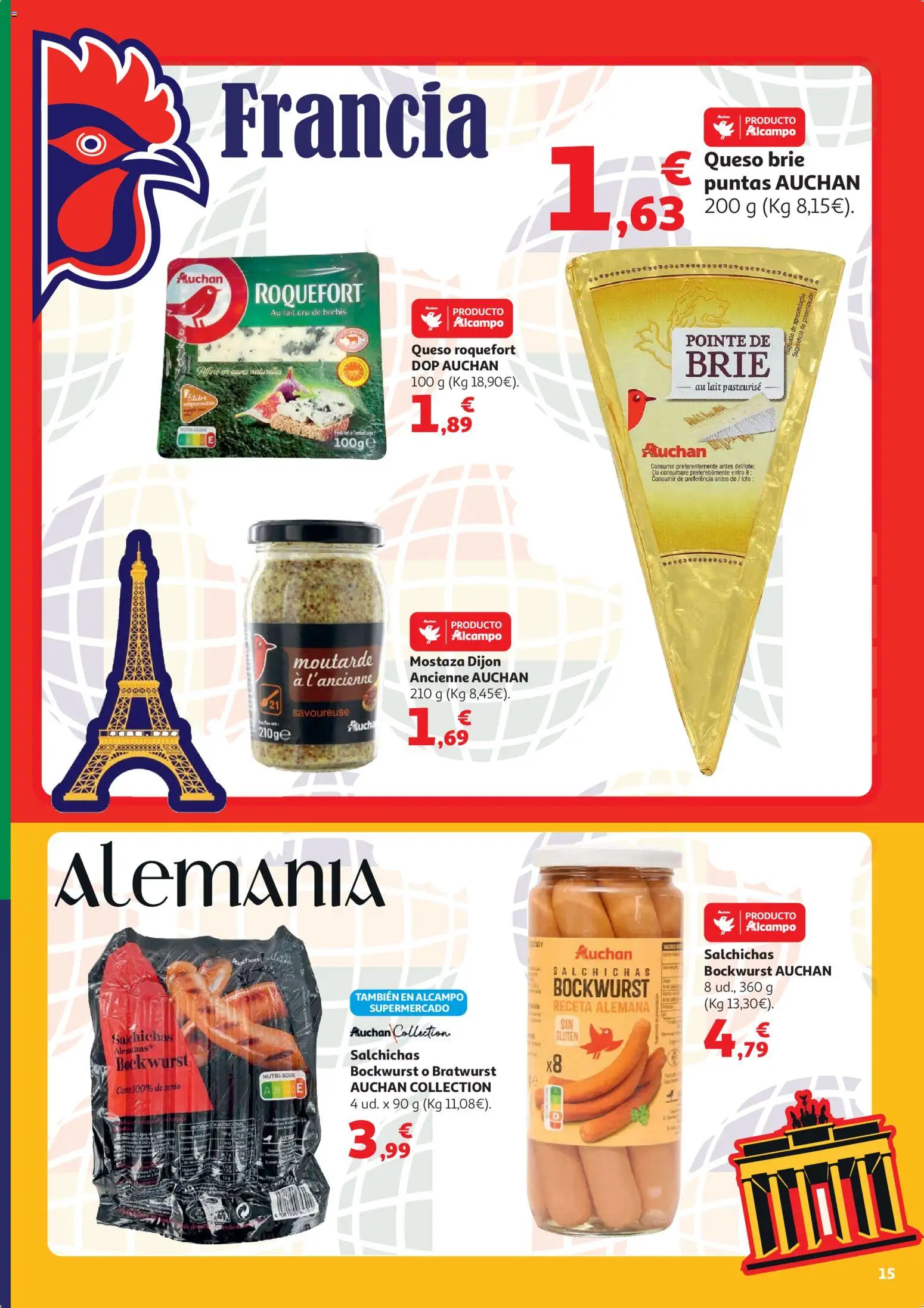 Alcampo  HG Unico Mad │ válido desde el 07.04.2026 | Página: 19 | Productos: Queso, Cerdo
