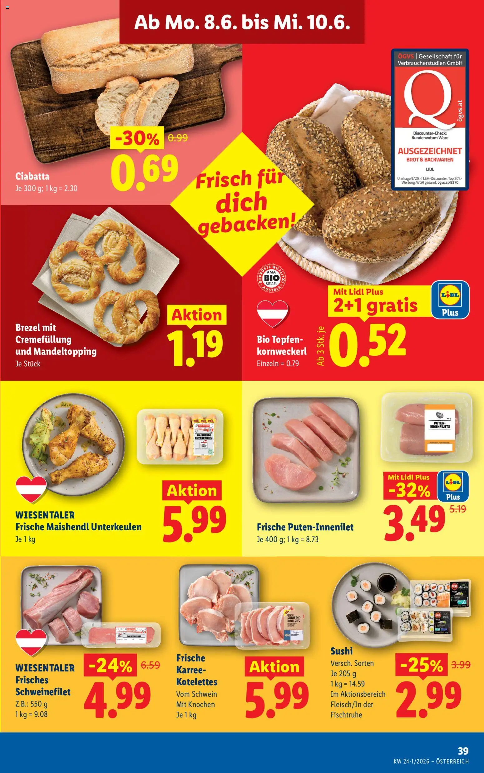 Lidl - Flugblatt gültig ab 03.06.2026 | Seite: 44 | Produkte: Brot