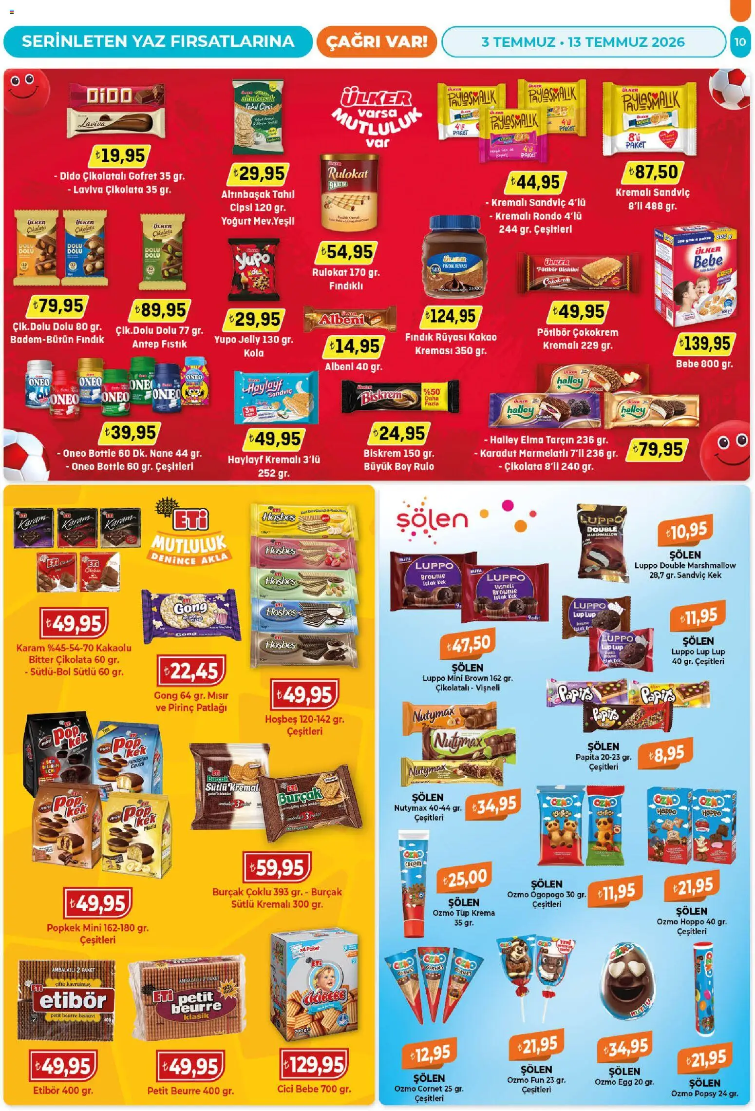 Çağrı Market Katalog - 03 Temmuz 2026 tarihinden itibaren geçerlidir | Sayfa: 10
