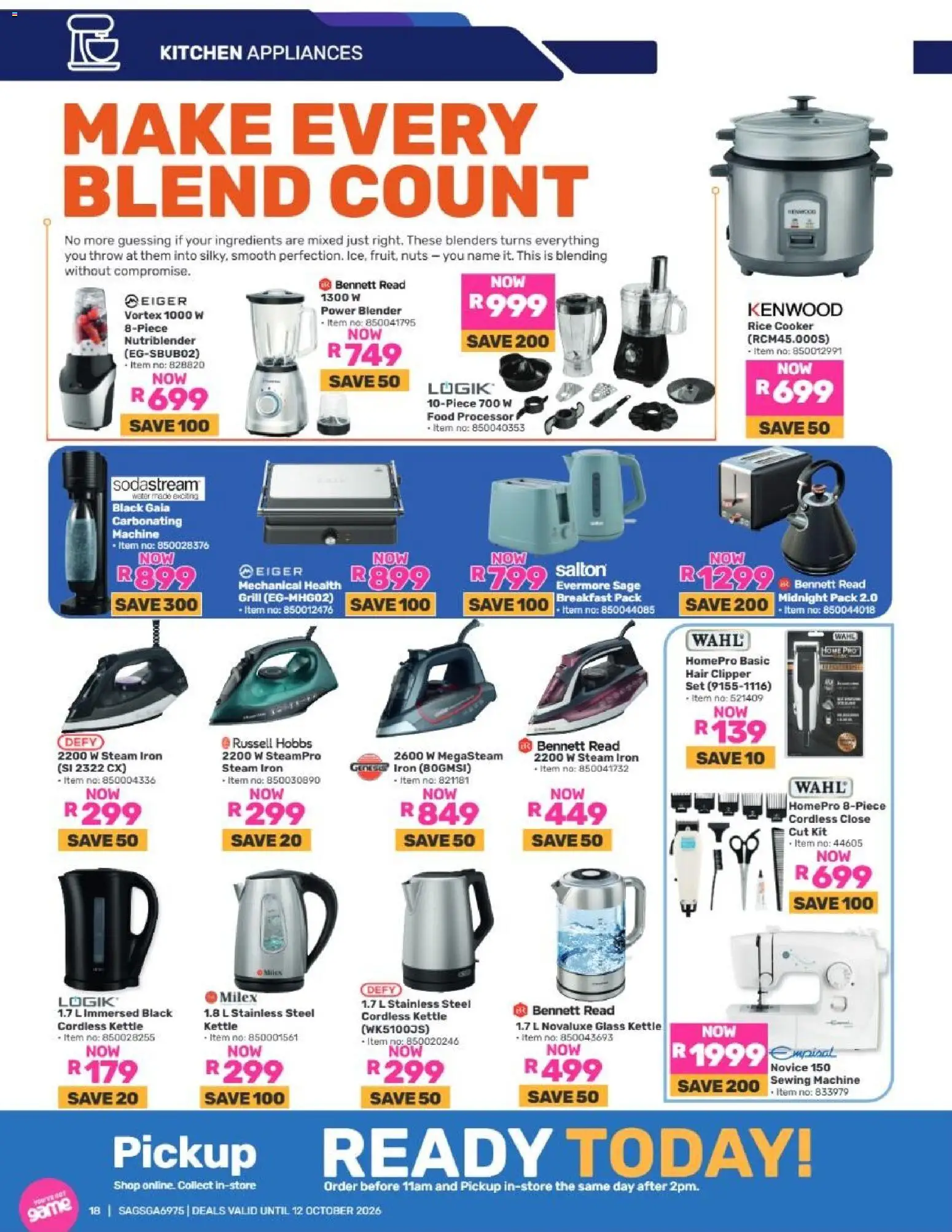 New Game catalogue – valid from 08/09/2026 | Page: 18