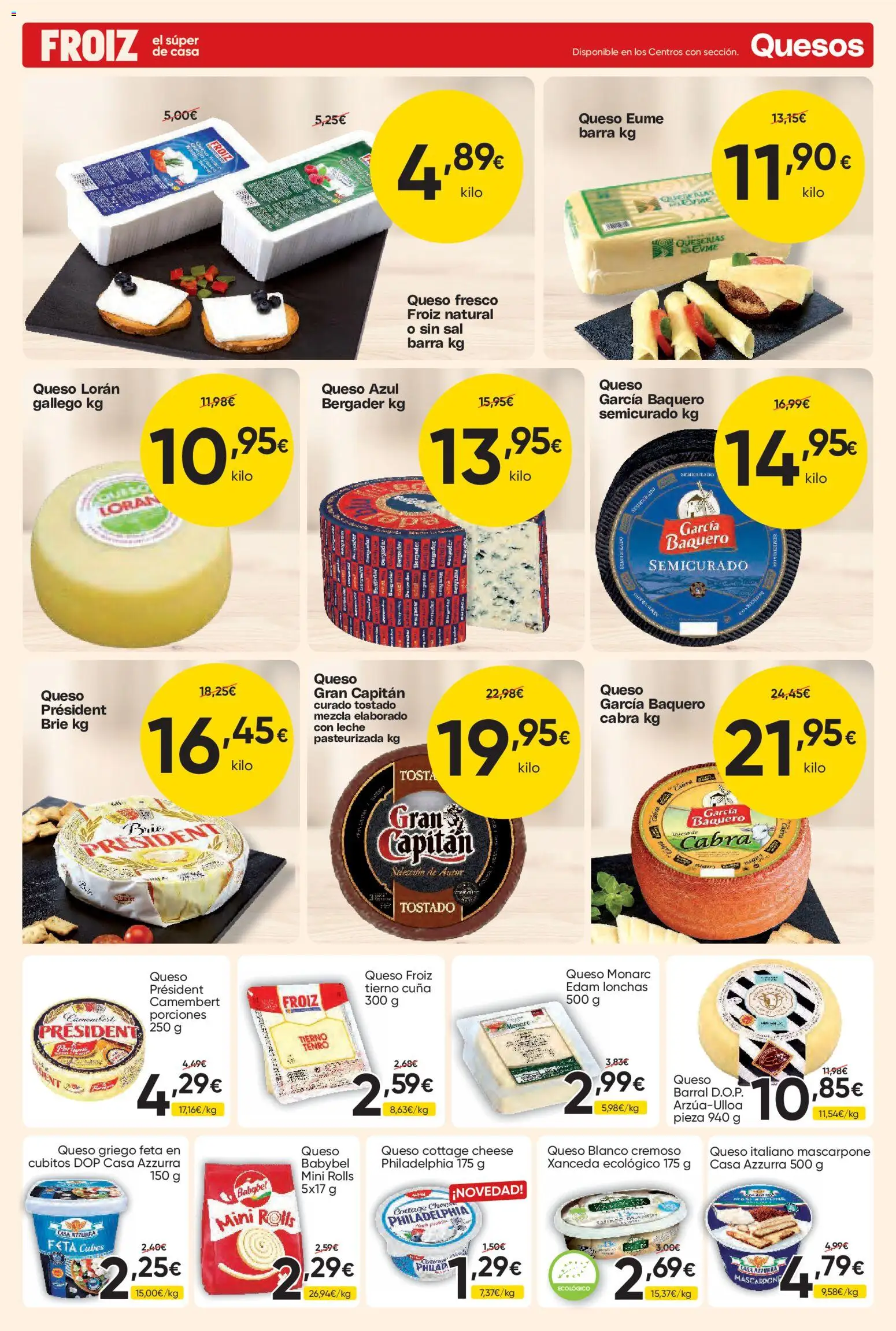 Froiz folleto │ válido desde el 14.05.2026 | Página: 7 | Productos: Leche, Queso, Queso fresco, Queso cottage