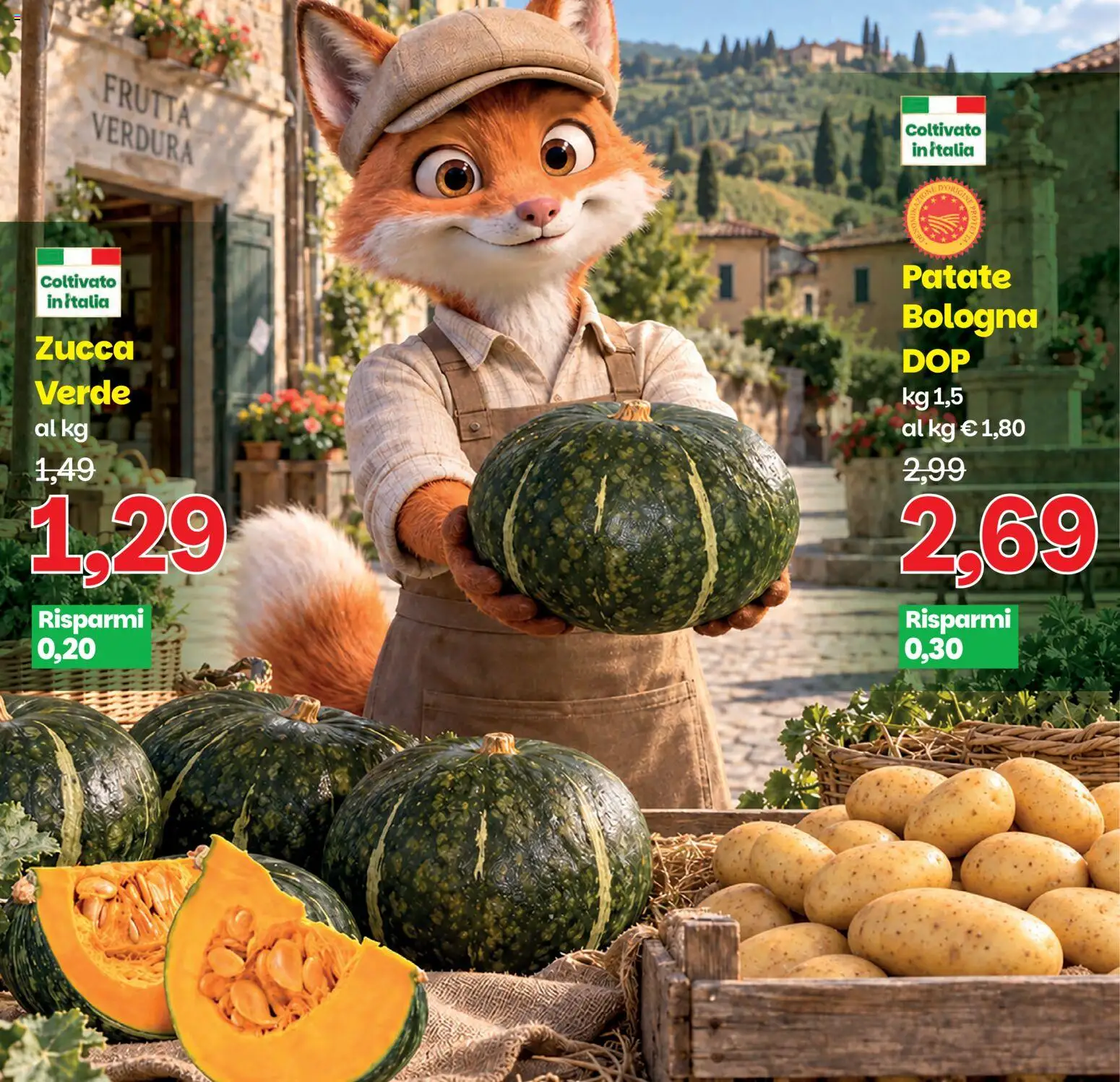 Volantino Prix del 25/09/2026 | Pagina: 8 | Prodotti: Patate, Frutta, Zucca