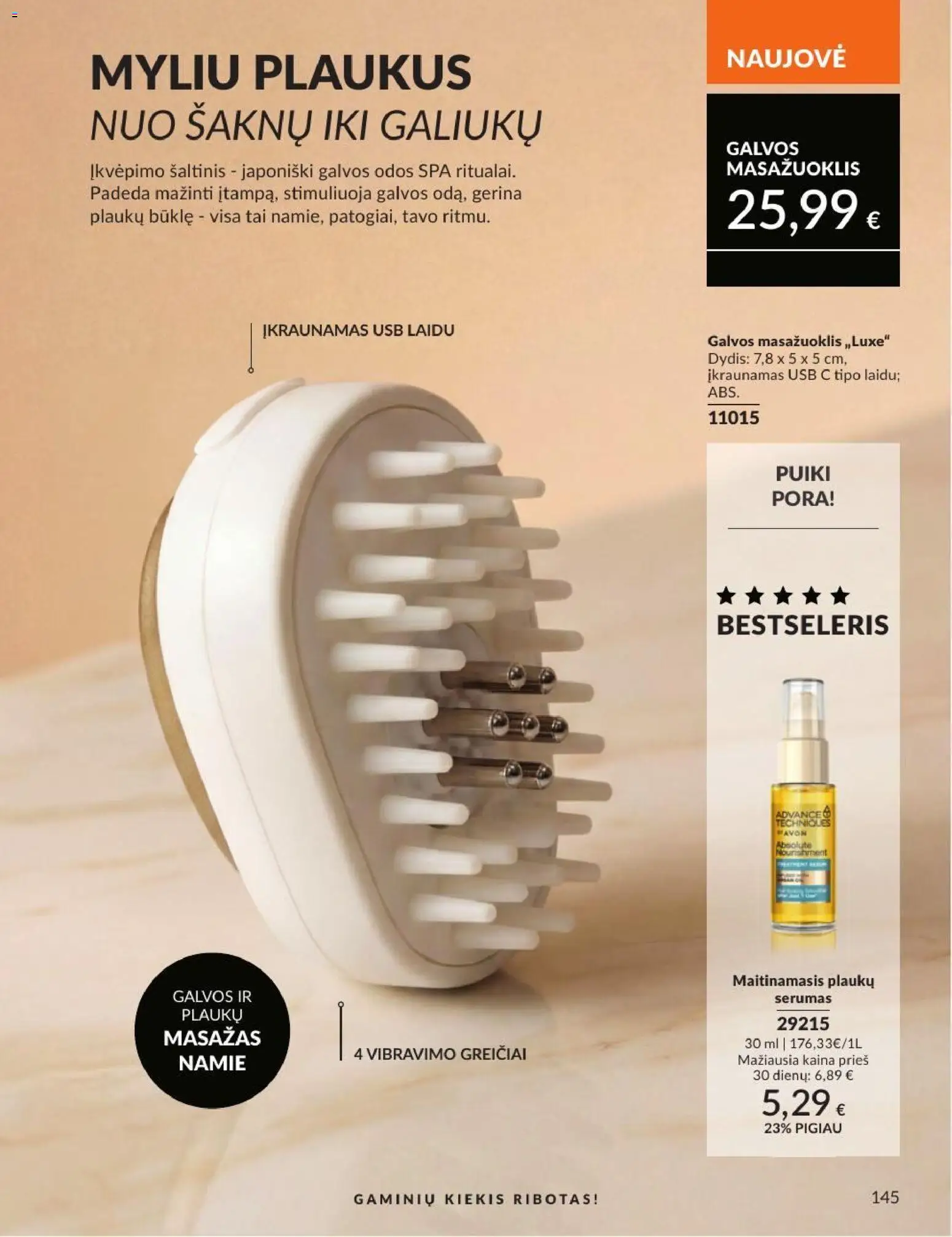 AVON akcijos nuo 2026.07.01 | Puslapis: 145 | Prekių: USB