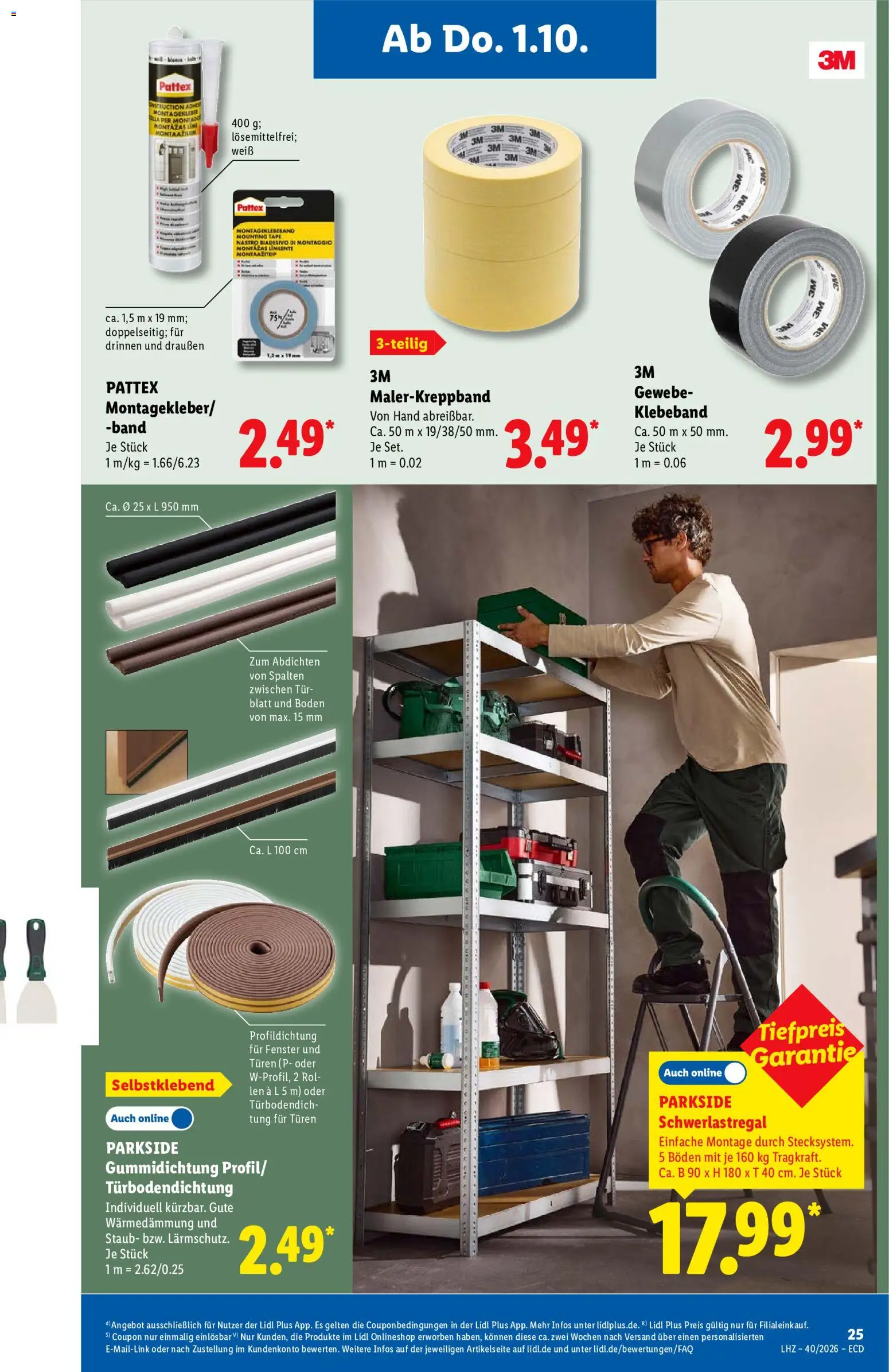Lidl Německo leták - Frischekönig od 28.09.2026 | Strana: 45 | Produkty: Parkside, Mila