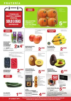Vista previa Supercor folleto válido desde el 24/09/2026 | Página: 6 | Productos: Dulce, Calabacín, Melocotón amarillo, Mesa