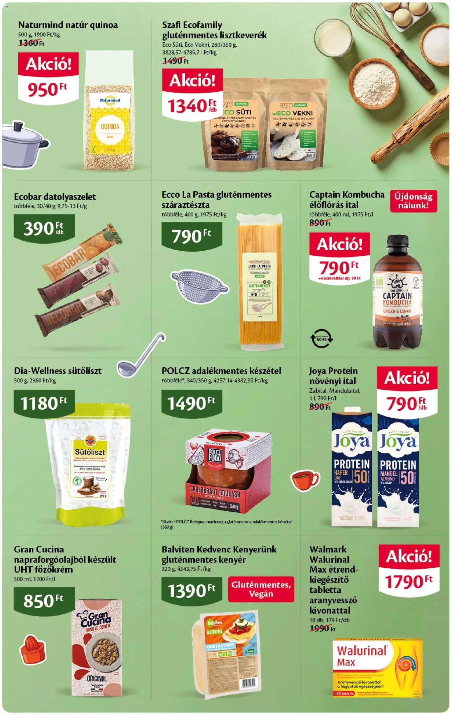 EcoFamily akciós ujság - amely érvényes a következő dátumtól: 2026.07.09. | Oldal: 3 | Termékek: Protein, Kenyér, Vegán, Száraztészta