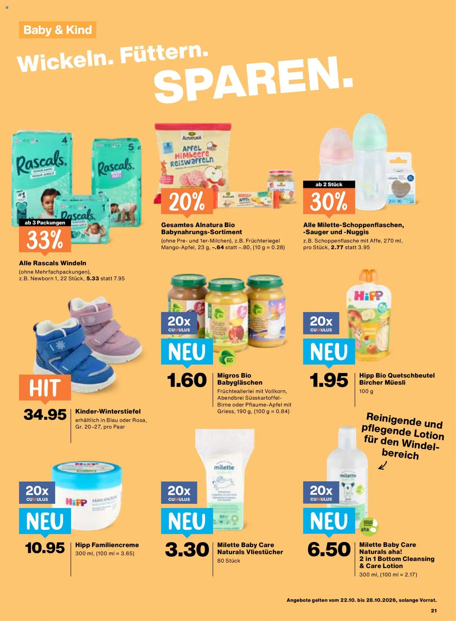 Migros aktionen – gültig ab 22.10.2026 | Seite: 21
