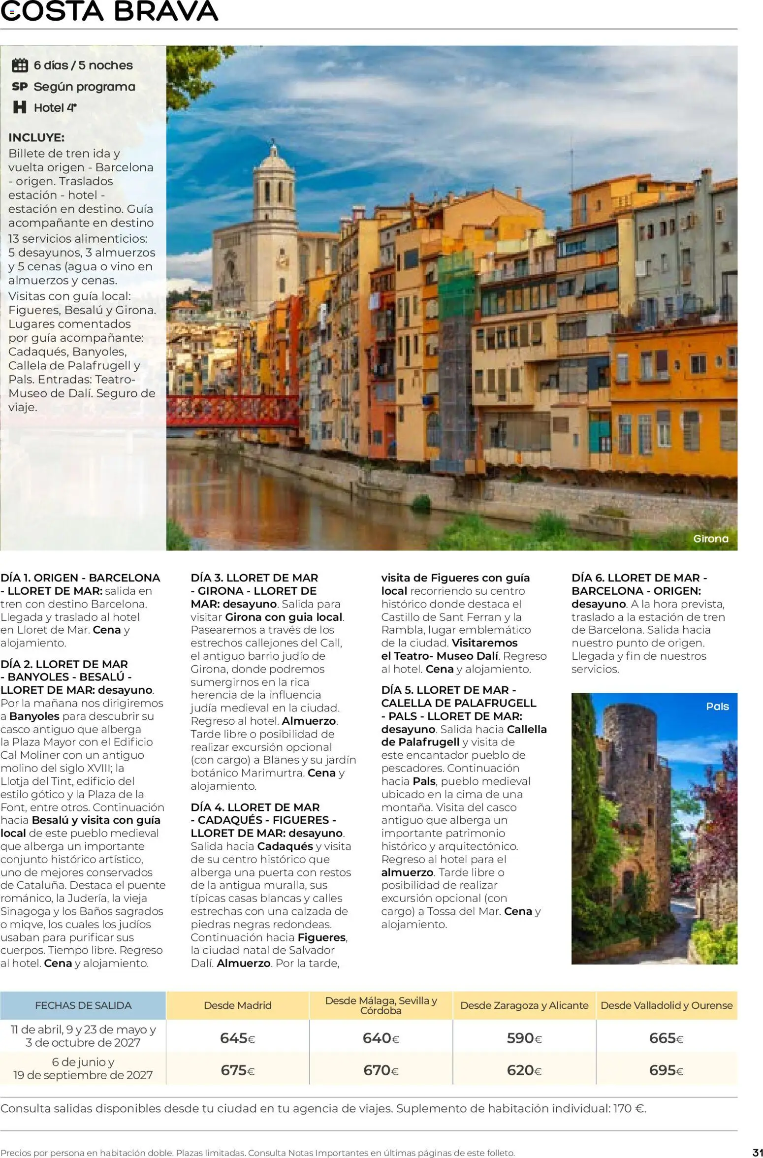 Viajes El Corte Inglés folleto Destinos Otoño y Primavera │ válido desde el 01/07/2026 | Página: 31 | Productos: Vino, Agua