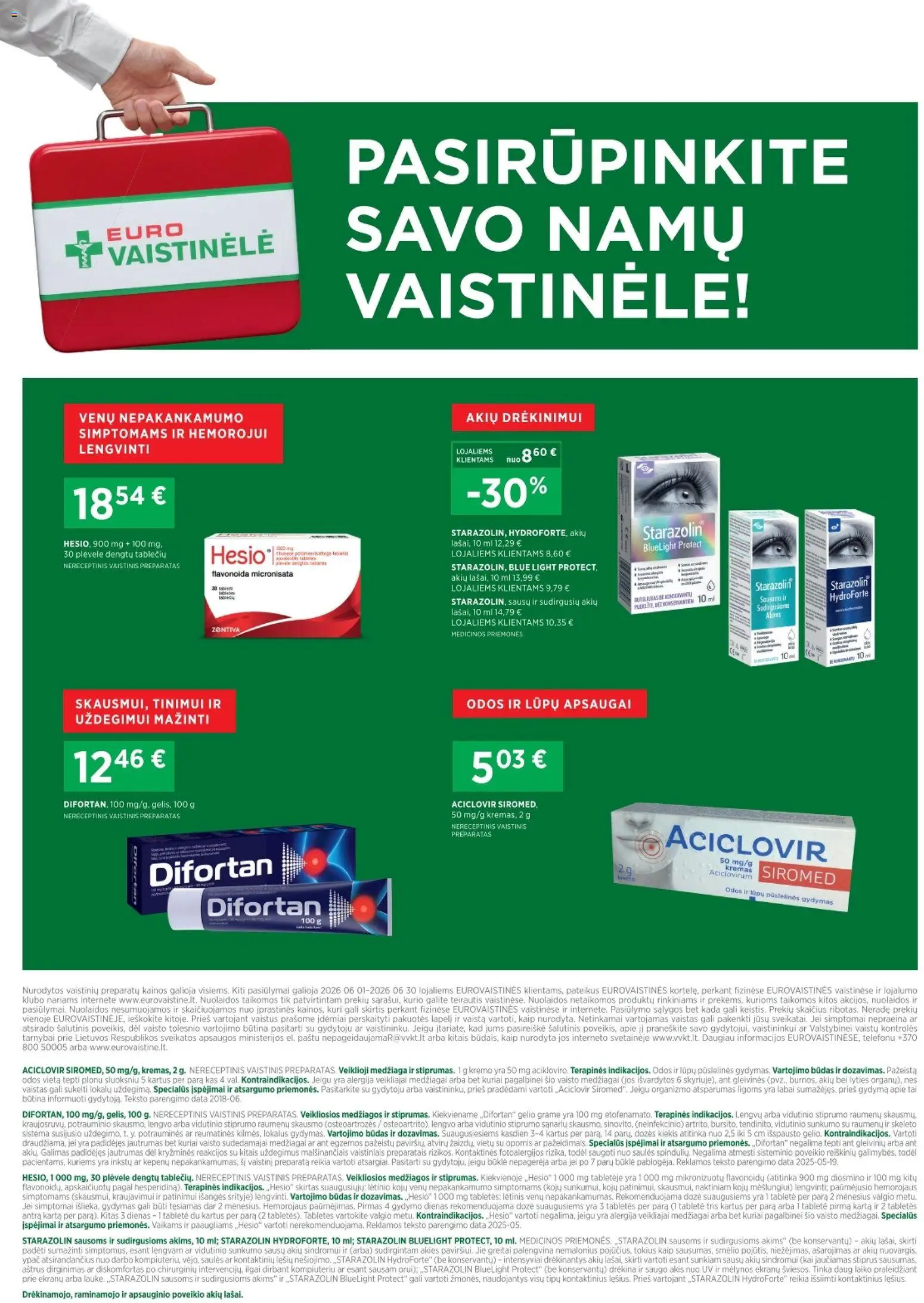 EUROVAISTINĖ akcijos nuo 01.06.2026 | Puslapis: 8