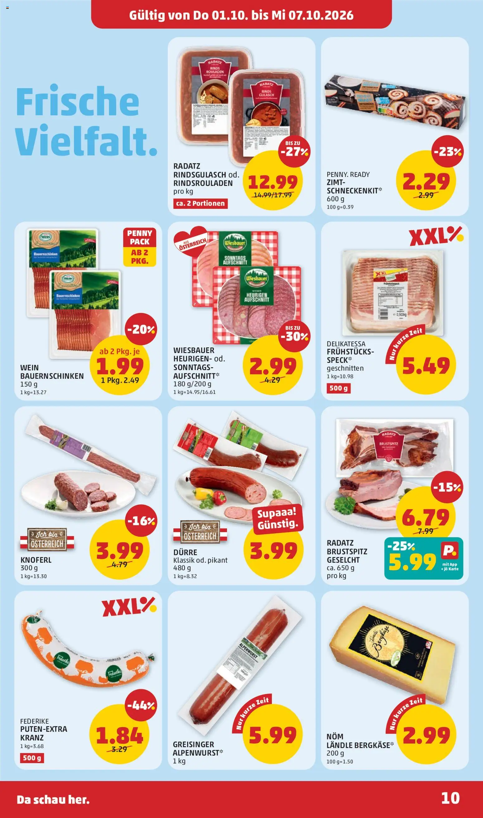 Penny Markt - Flugblatt gültig ab 01.10.2026 | Seite: 10