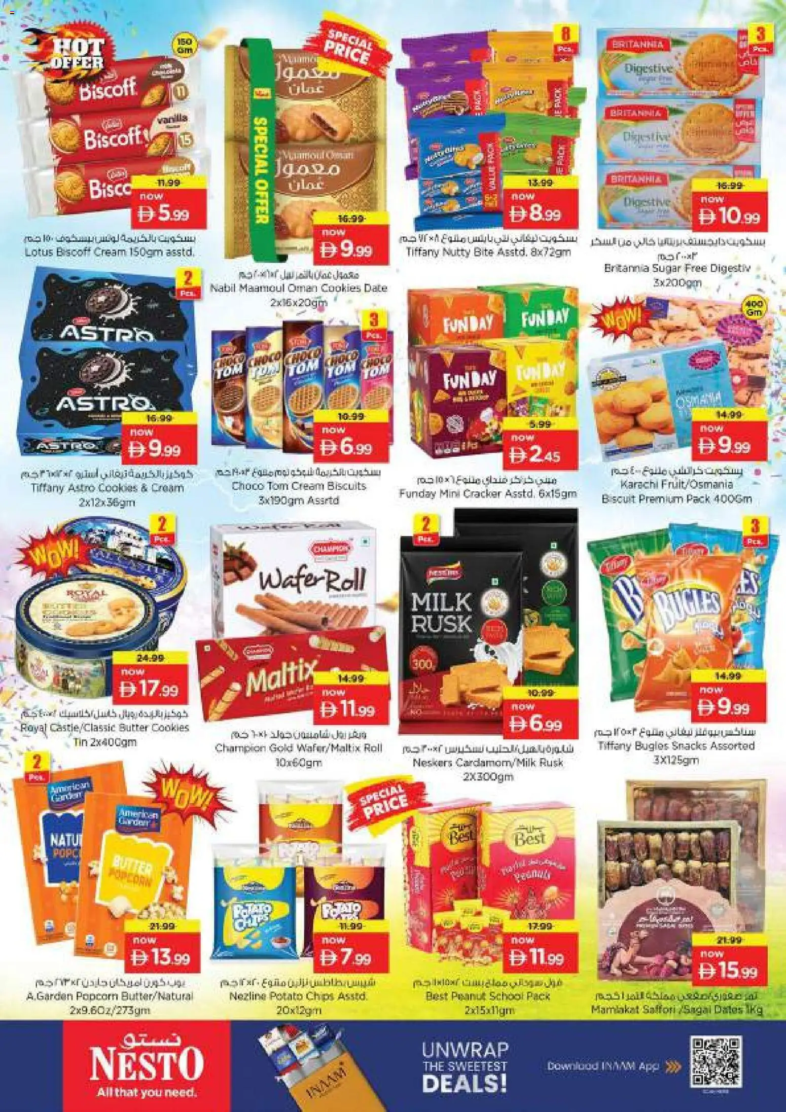 {H1} | Page: 4 | Products: Milk, Chips, Cream, Cookies