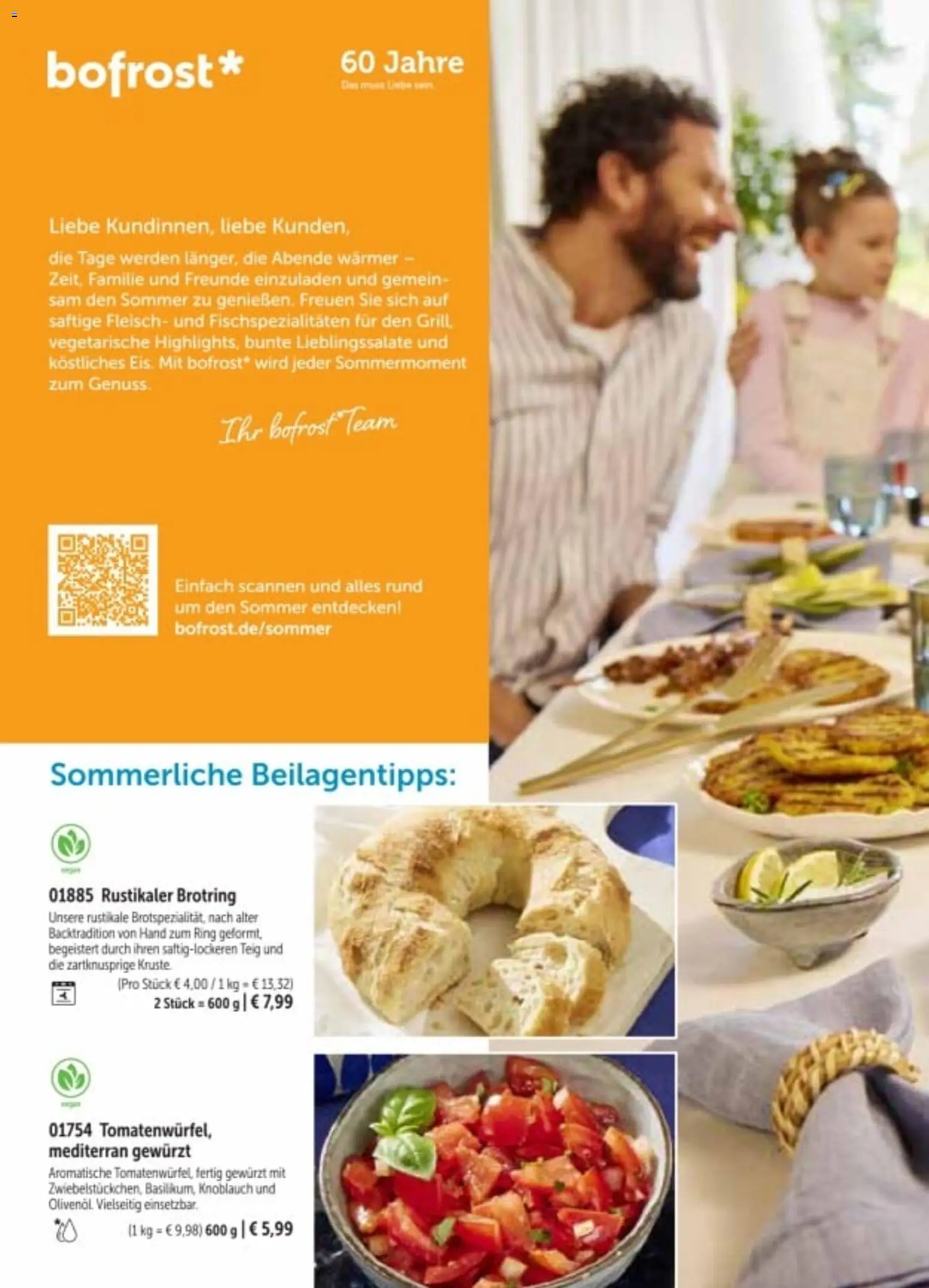 Bofrost Katalog Sommerprogramm – gültig ab 20.04.2026 | Seite: 2 | Produkte: Knoblauch, Fleisch