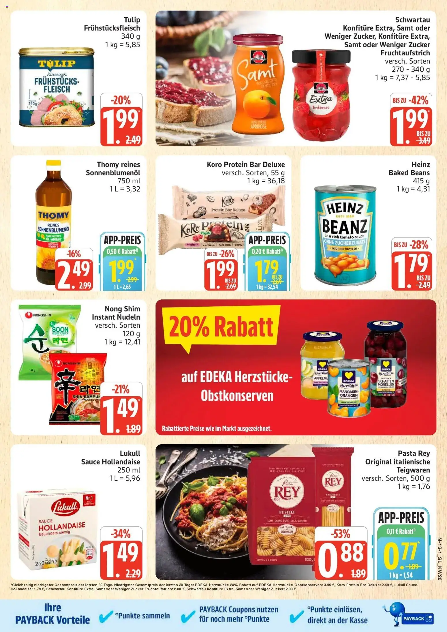 Marktkauf Prospekt Schleswig	 – gültig ab 10.05.2026 | Seite: 13 | Produkte: Sonnenblumenol, Pasta, Nudeln, Fleisch