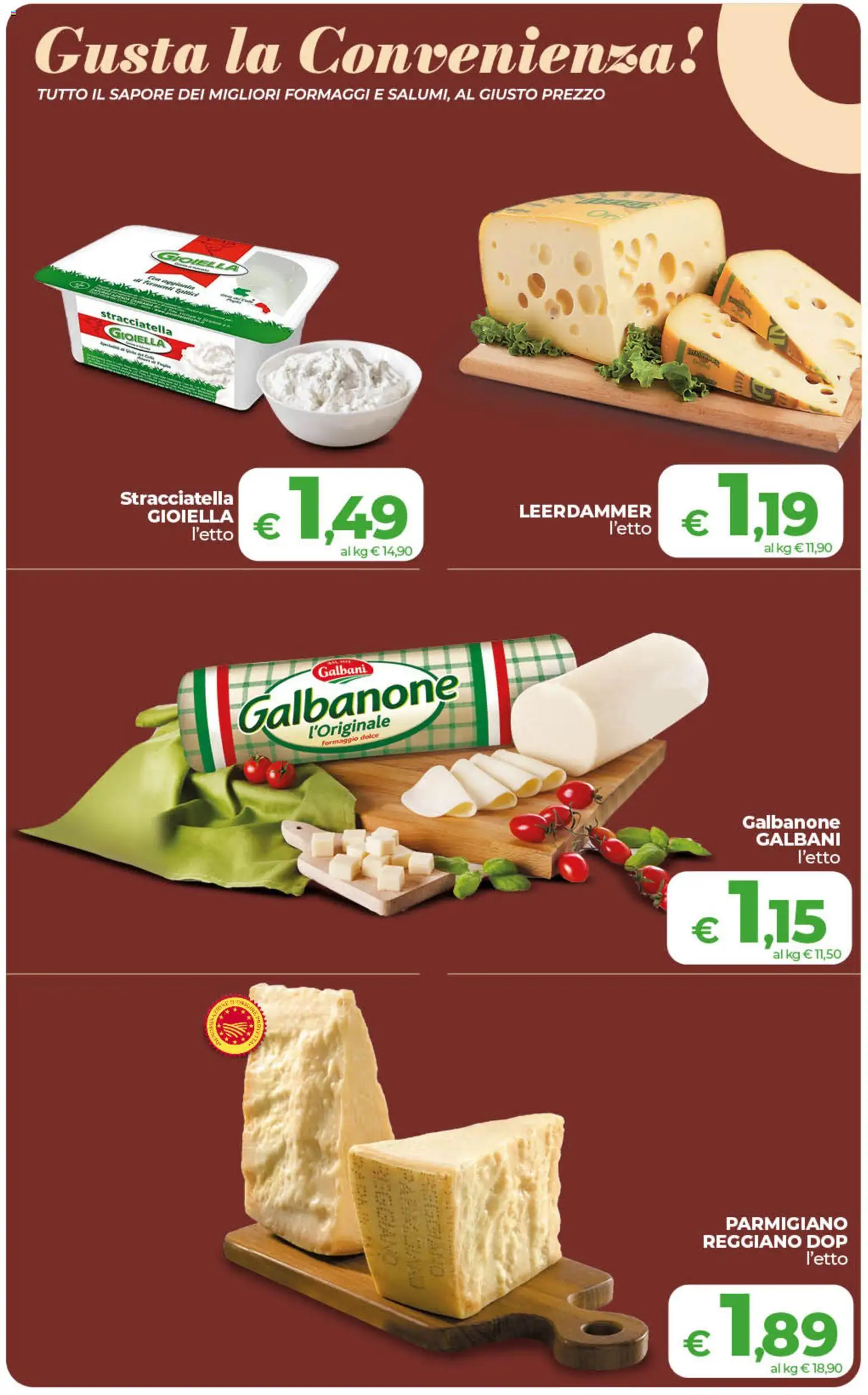 Volantino COOP del 11/08/2026 | Pagina: 7 | Prodotti: Formaggio, Parmigiano reggiano, Parmigiano, Stracciatella