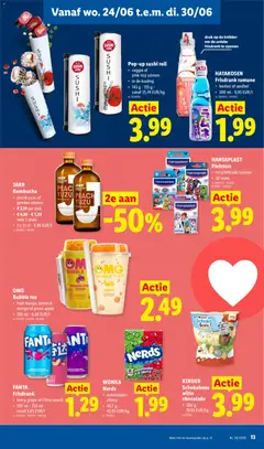 KINDER Schokobons witte chocolade, 200 g - Voorbeeld van een folder van Lidl, geldig van 22.06.2026 | Pagina: 13