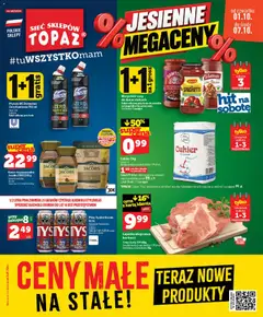 Pogląd oferty "Topaz gazetka - Ceny małe na stałe" - ważna od 01.10.2026
