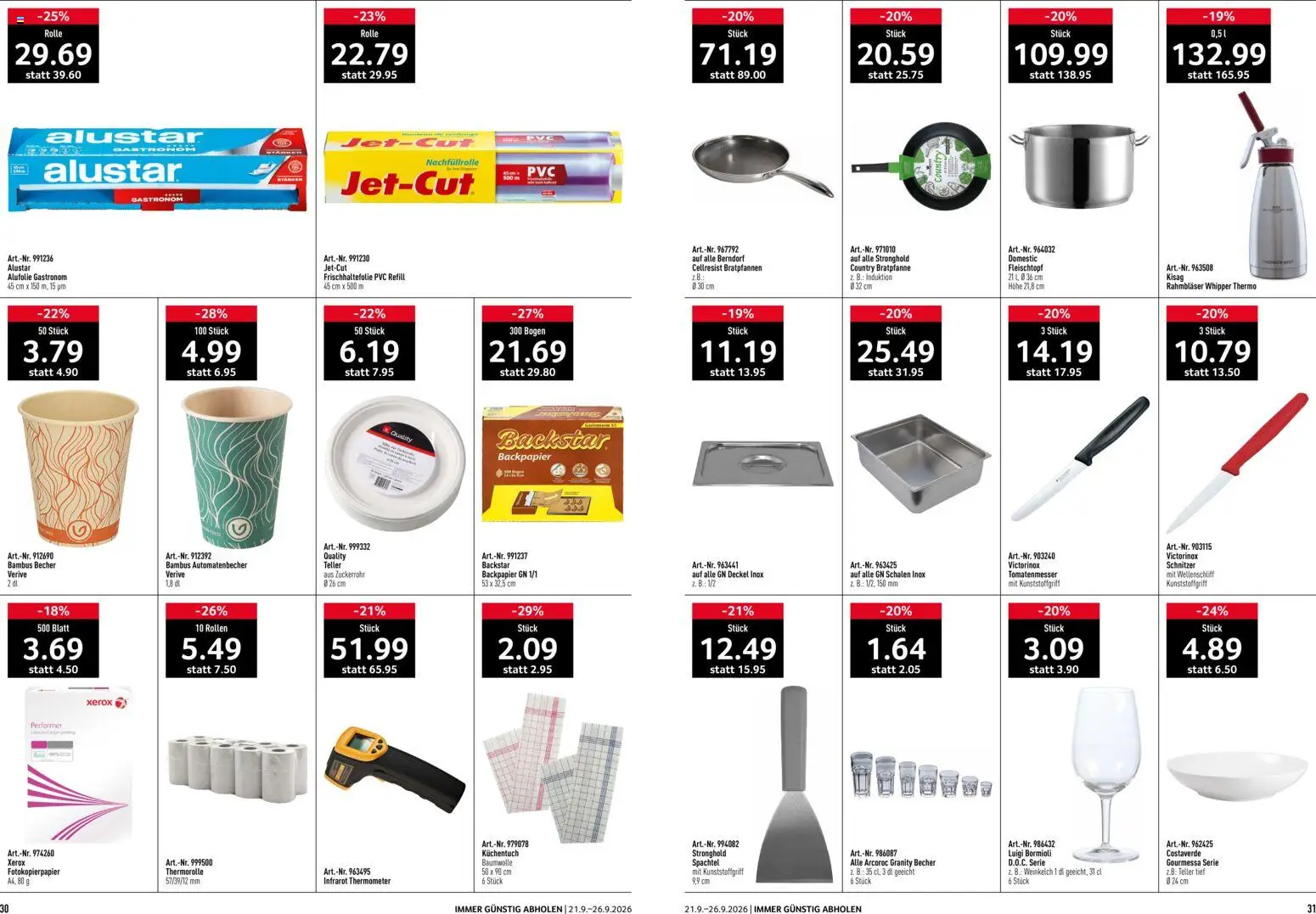 Prodega aktionen – gültig ab 21.09.2026 | Seite: 16 | Produkte: Deckel, Thermometer