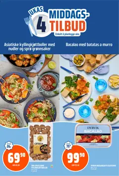 Forhåndsvisning av Coop Obs kundeavis gyldig fra 18/10/2026 | Side: 10 | Produkter: Kylling, Nudler, Kjøttboller, Bacalao