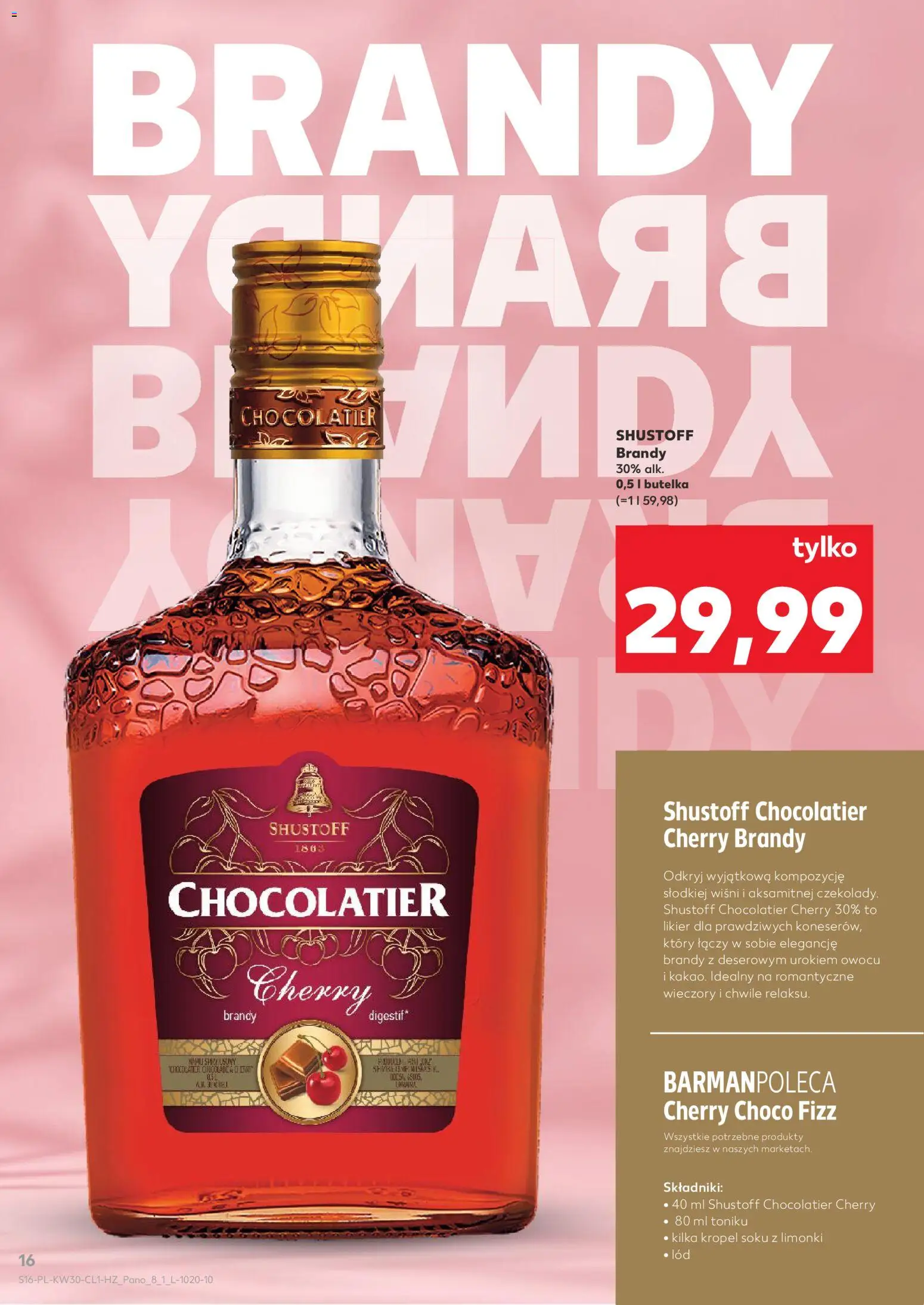 Kaufland Polsko leták - Barek od 23.07.2026 | Strana: 16 | Produkty: Brandy