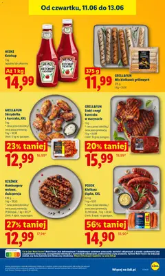 Pogląd oferty "GRILL&FUN Skrzydełka z kurczaka, XXL, 1 kg" - ważna od 11.06.2026 | Strona: 49