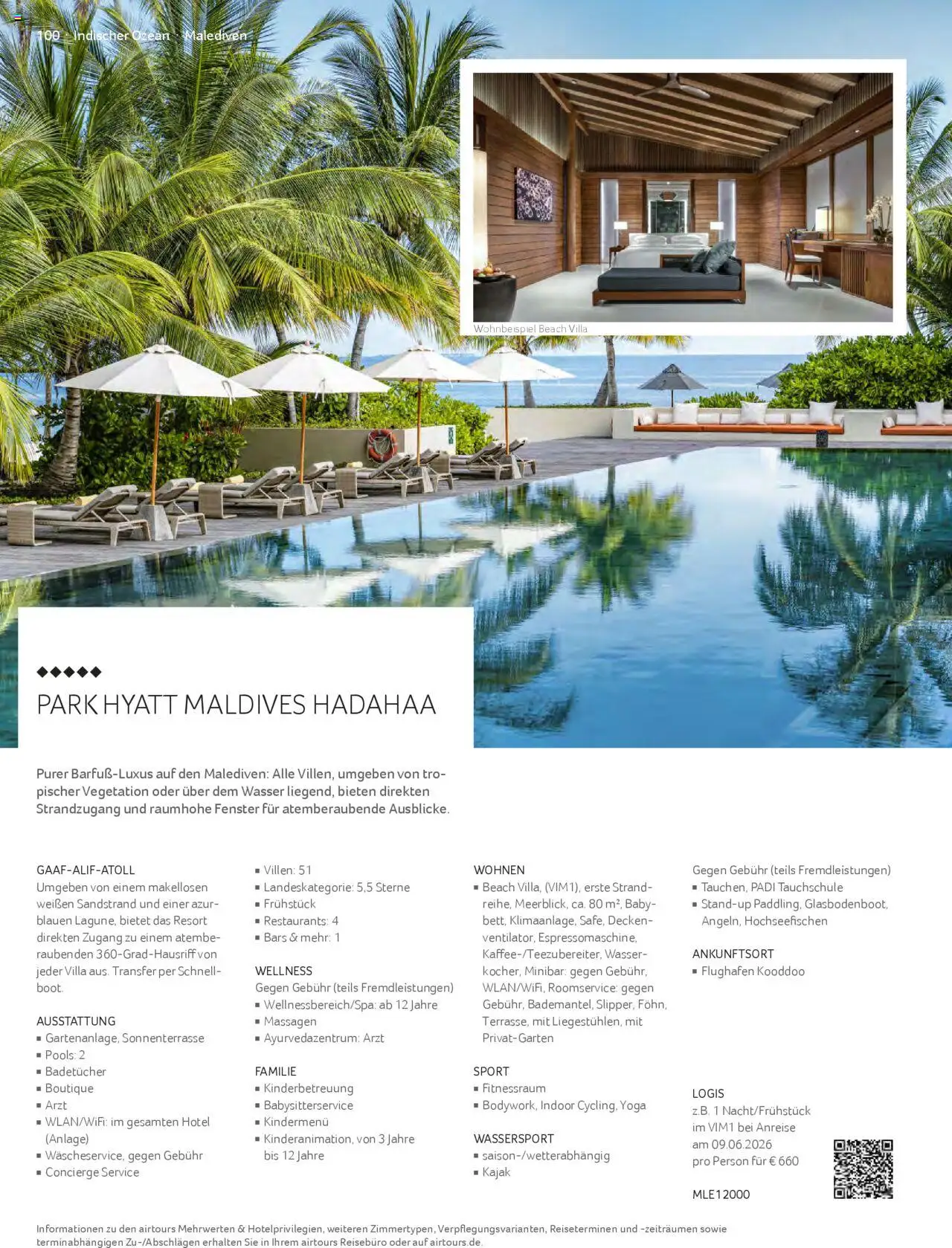 TUI airtours Katalog  Erstklassige Fernreisen 2025/26 – gültig ab 01.11.2025 | Seite: 100 | Produkte: Wasser
