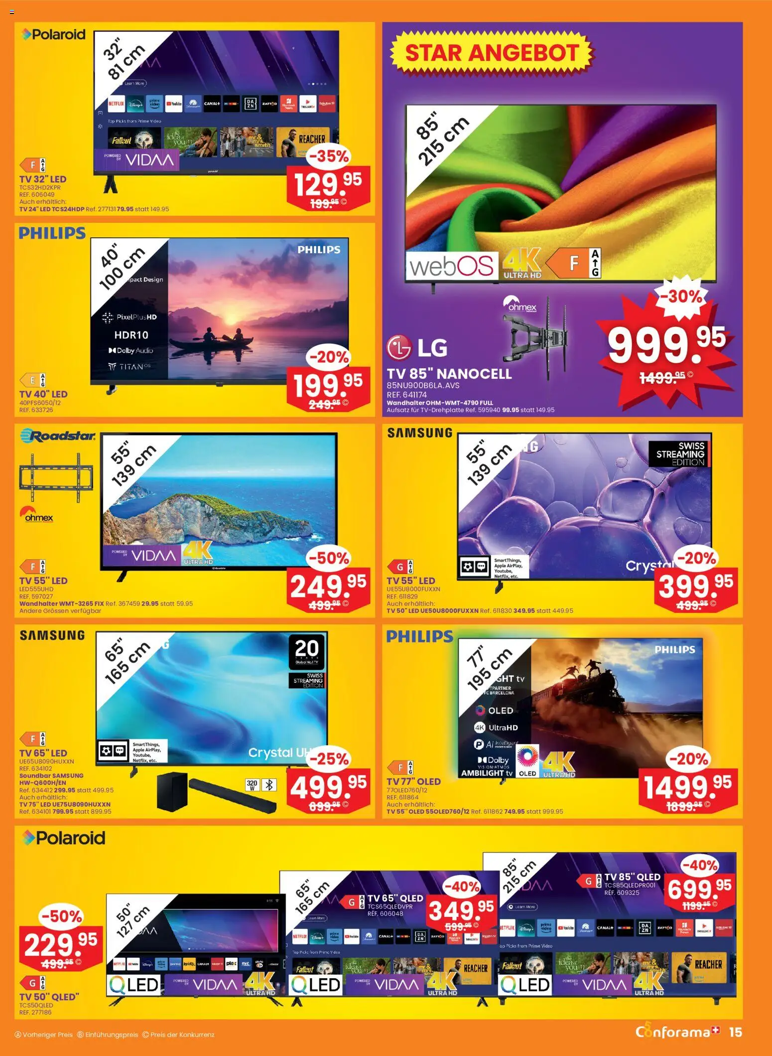 Conforama aktionen – gültig ab 14.10.2026 | Seite: 15 | Produkte: Soundbar, TV, Top, LG