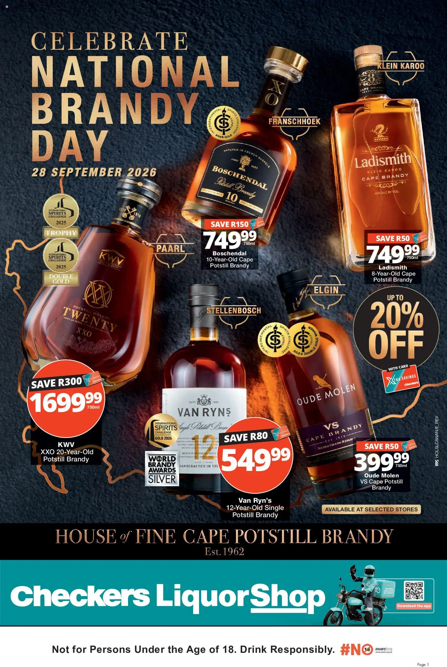 New Checkers catalogue – valid from 23/09/2026 | Page: 1 | Products: Brandy
