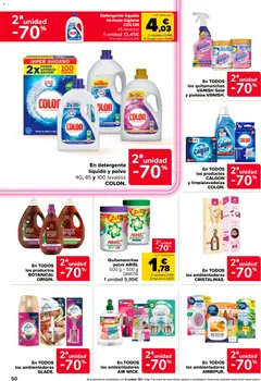 Vista previa Carrefour folleto válido desde el 28/07/2026 | Página: 55 | Productos: Polvo, Quitamanchas, Ropa, Detergente líquido
