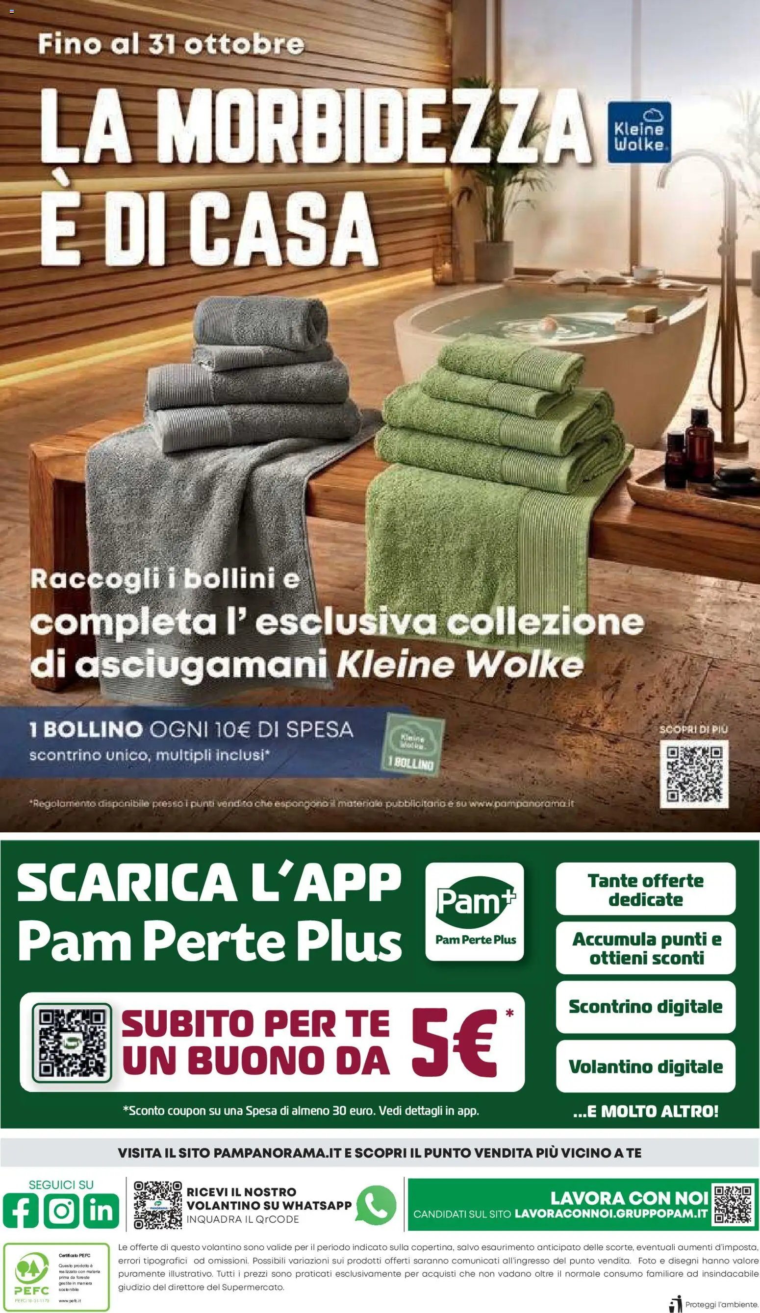 Volantino PAM del 10/09/2026 | Pagina: 20 | Prodotti: Tè, Asciugamani