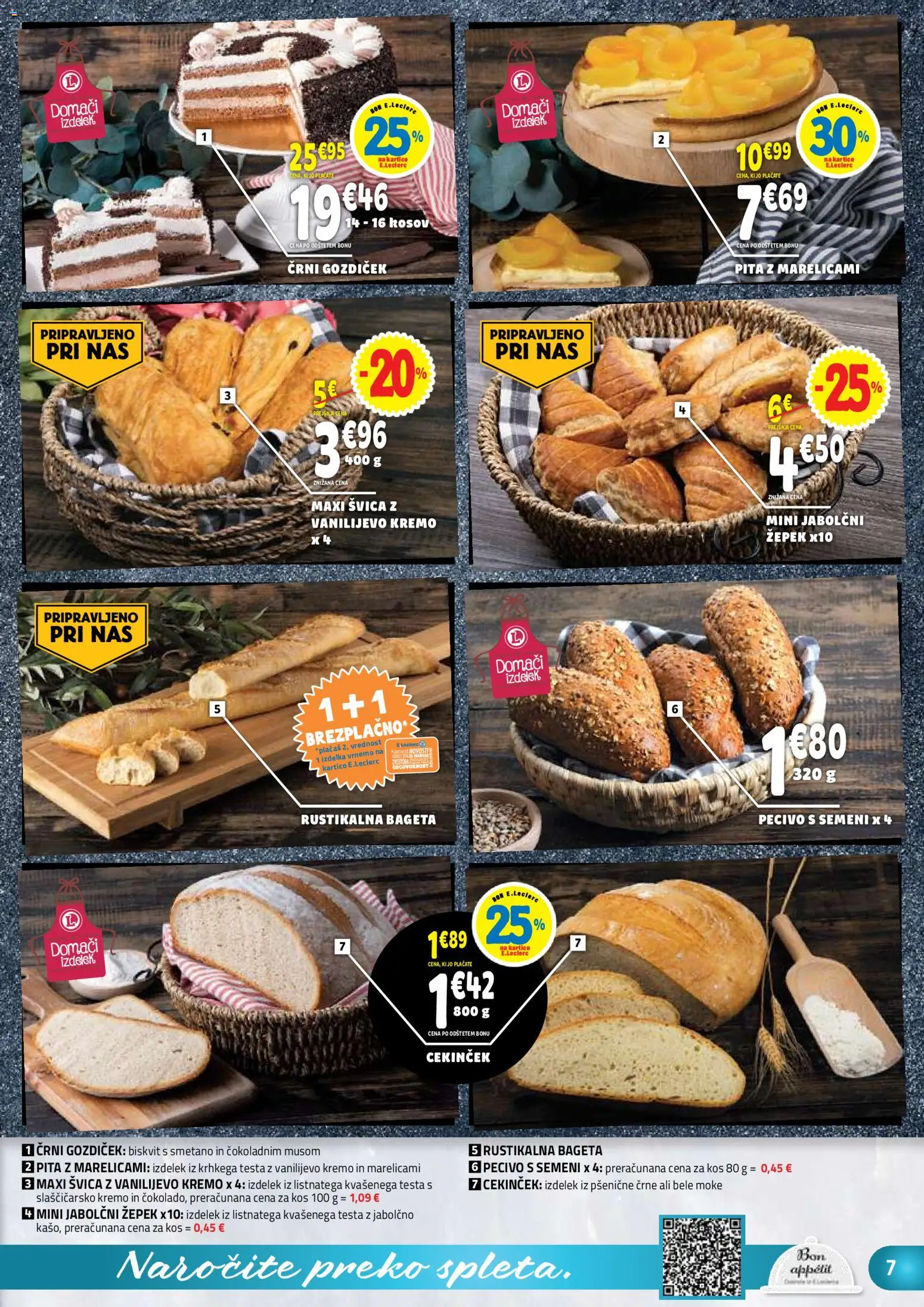 Novi E.leclerc katalog ponudbe – veljaven od 29.07.2026 | Stran: 7 | Izdelki: Pita, Kos