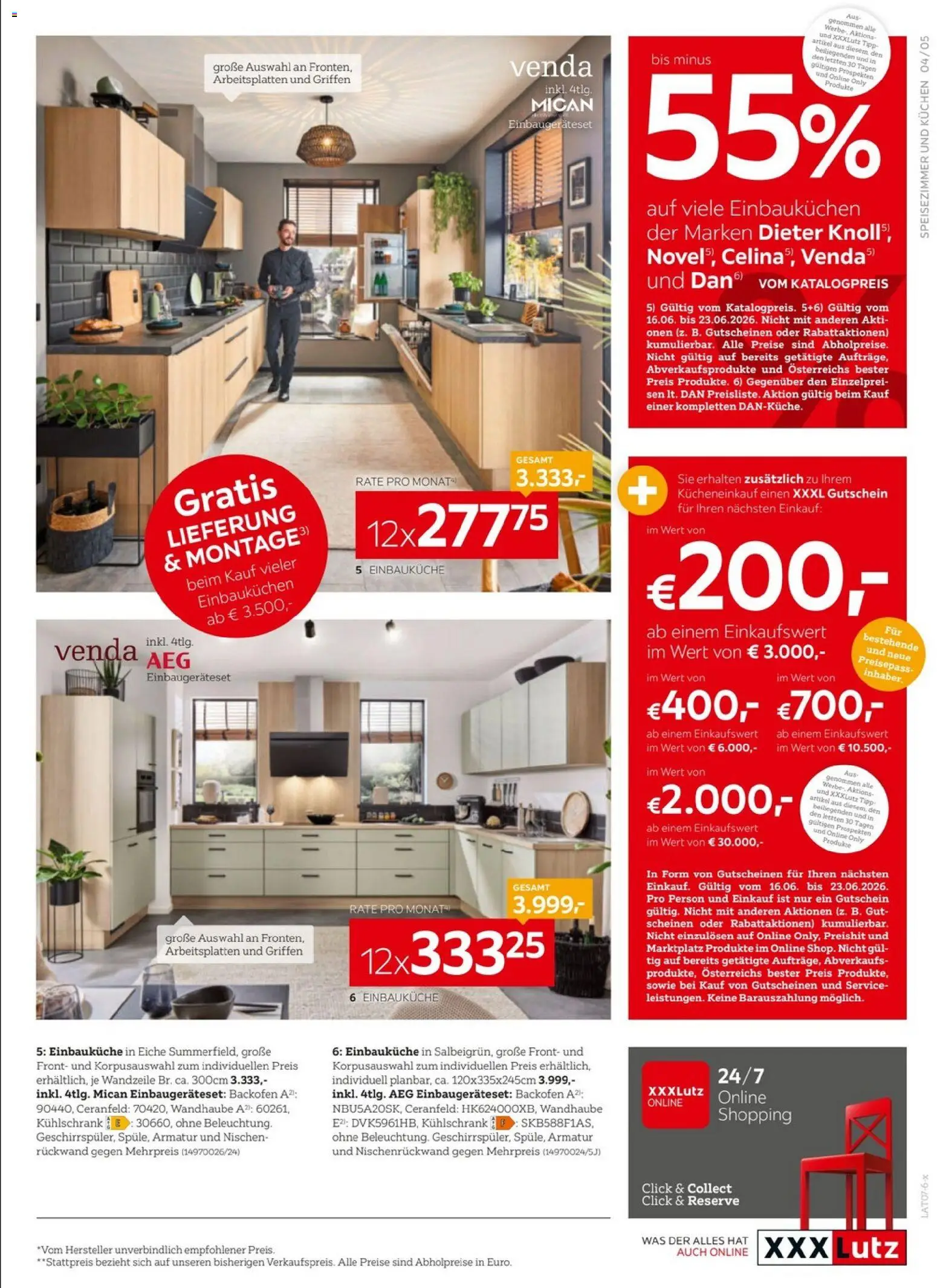 XXXLutz Prospekt aktuell gültig ab 16.06.2026 | Seite: 5 | Produkte: Kühlschrank