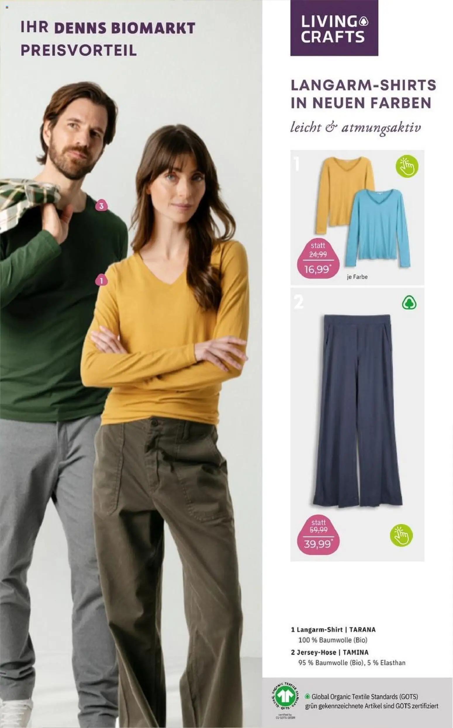 Denns BioMarkt Angebote – gültig ab 12.08.2026 | Seite: 14 | Produkte: Langarmshirt